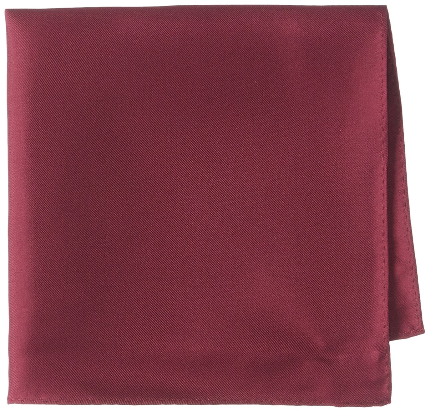 EXCY FORMAL COLLECTION 100% Silk Pocket Square Twill Weave One Size Plain Made In Japan