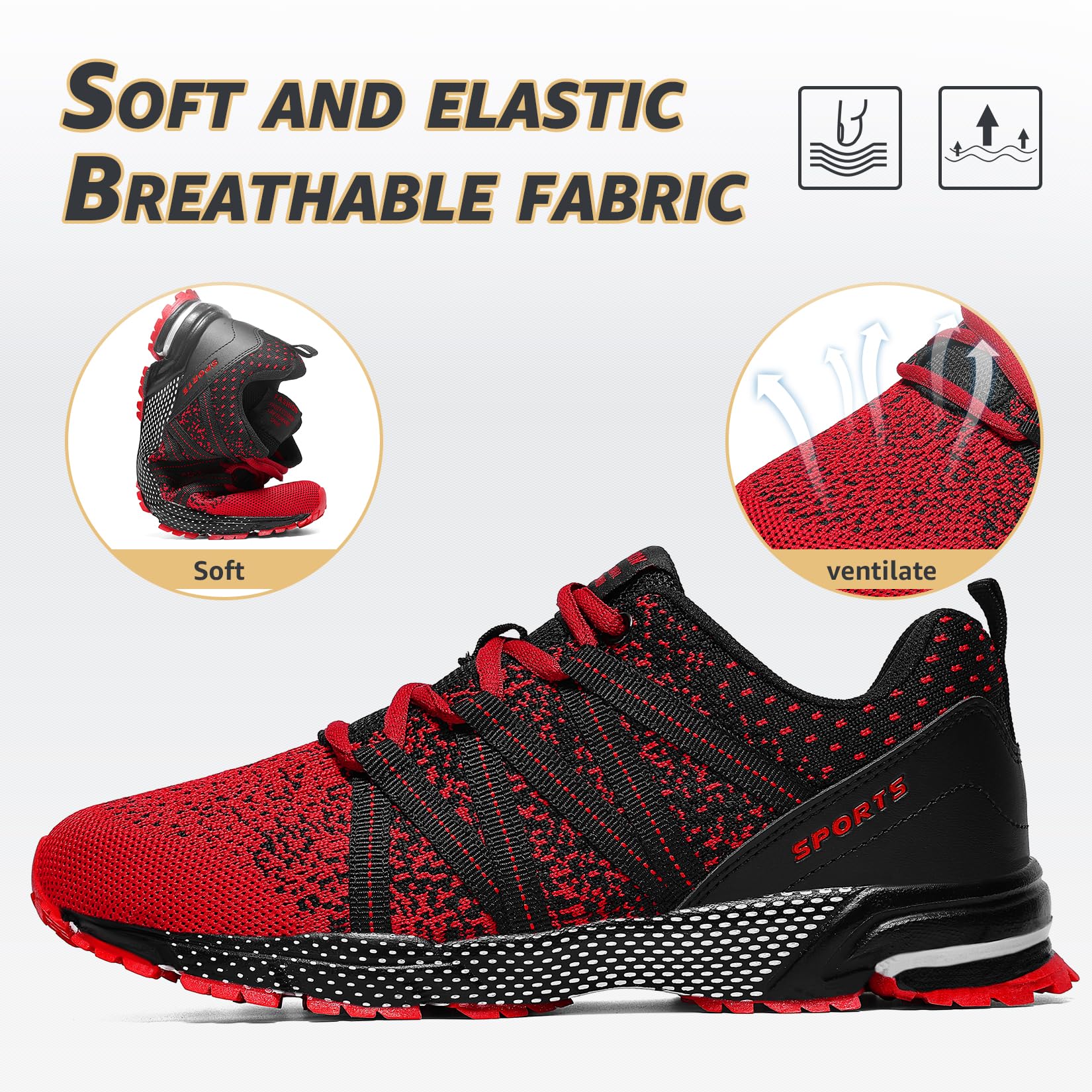 ASHION Baskets et Chaussures de Sport Homme Running Sport Chaussures de Course 1102