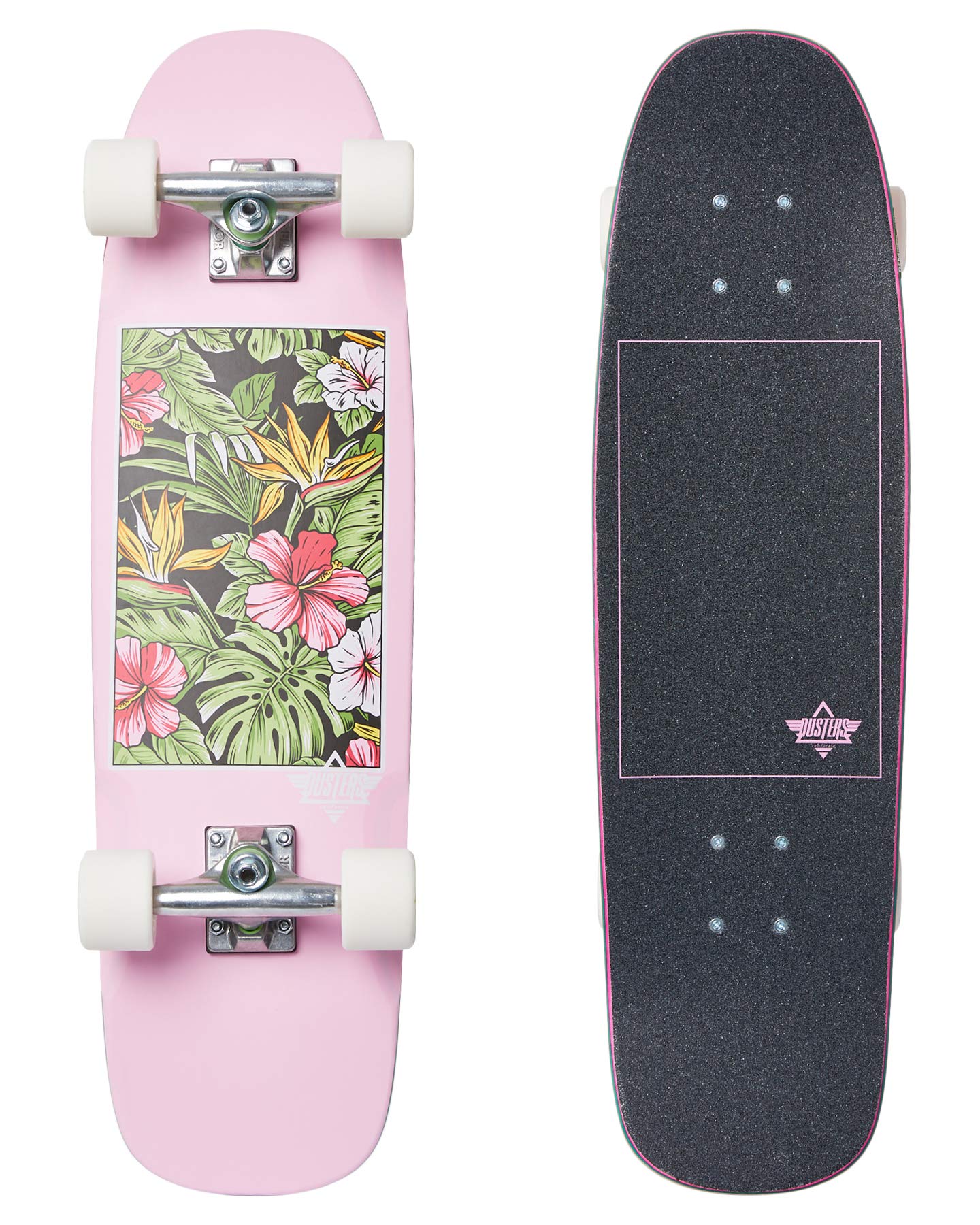 DustersSkateboard Complete Tropic Cruiser Pink 29"