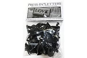 Magnetic Poetry Press-in Letters: Our Favorite Words in Stone Concrete Stamps - Uppercase Traditional Typeface