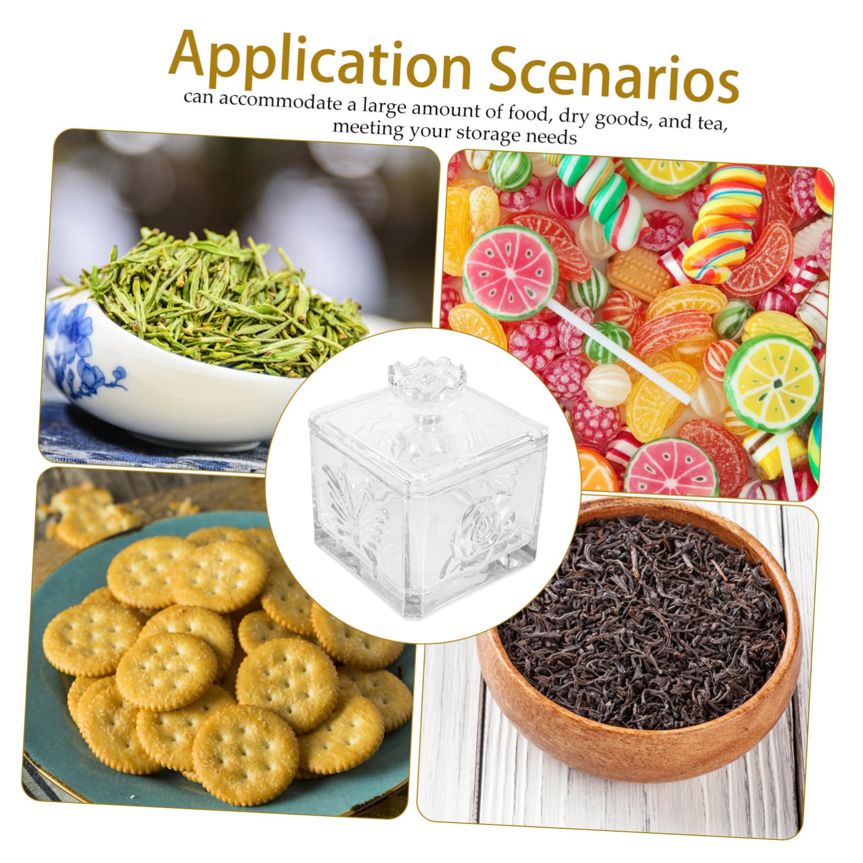 Alipis Frasco De Hermético Para Almacenamiento De Alimentos Contenedor Transparente Para y Para y Frutas Secas Organización Para Cocina y
