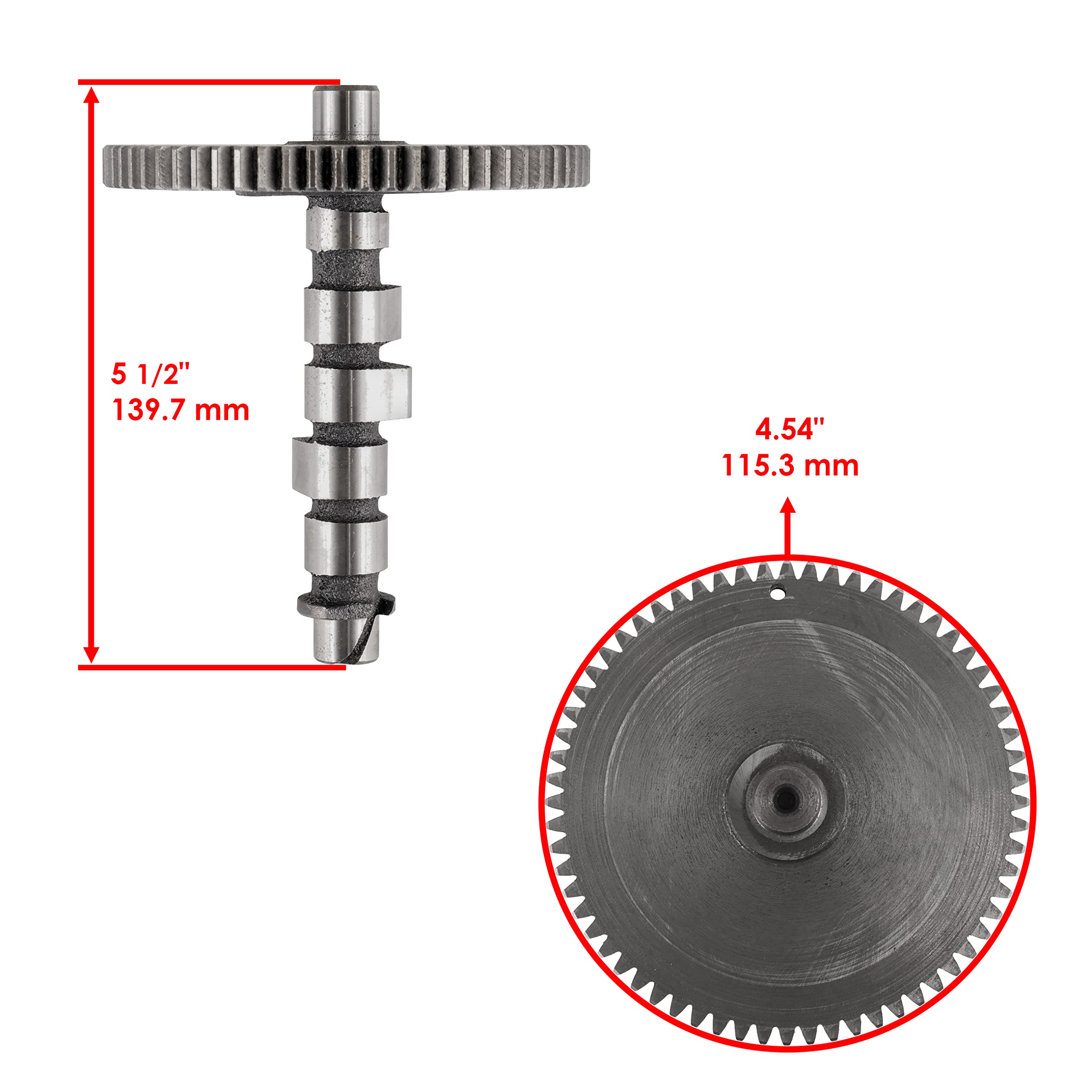 Amazon.com: Caltric Camshaft Metal with Spur Gear Compatible
