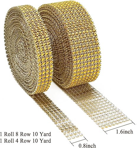 Miniatura 2 de Cinta adhesiva de diamantes de imitación para manualidades, rollo de tiras de diamantes de imitación para decoración, manualidades, envoltura de