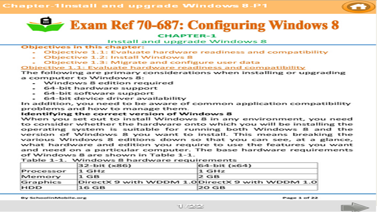 Exam Ref 70-687: Configuring Windows 8 Prep - App on Amazon Appstore