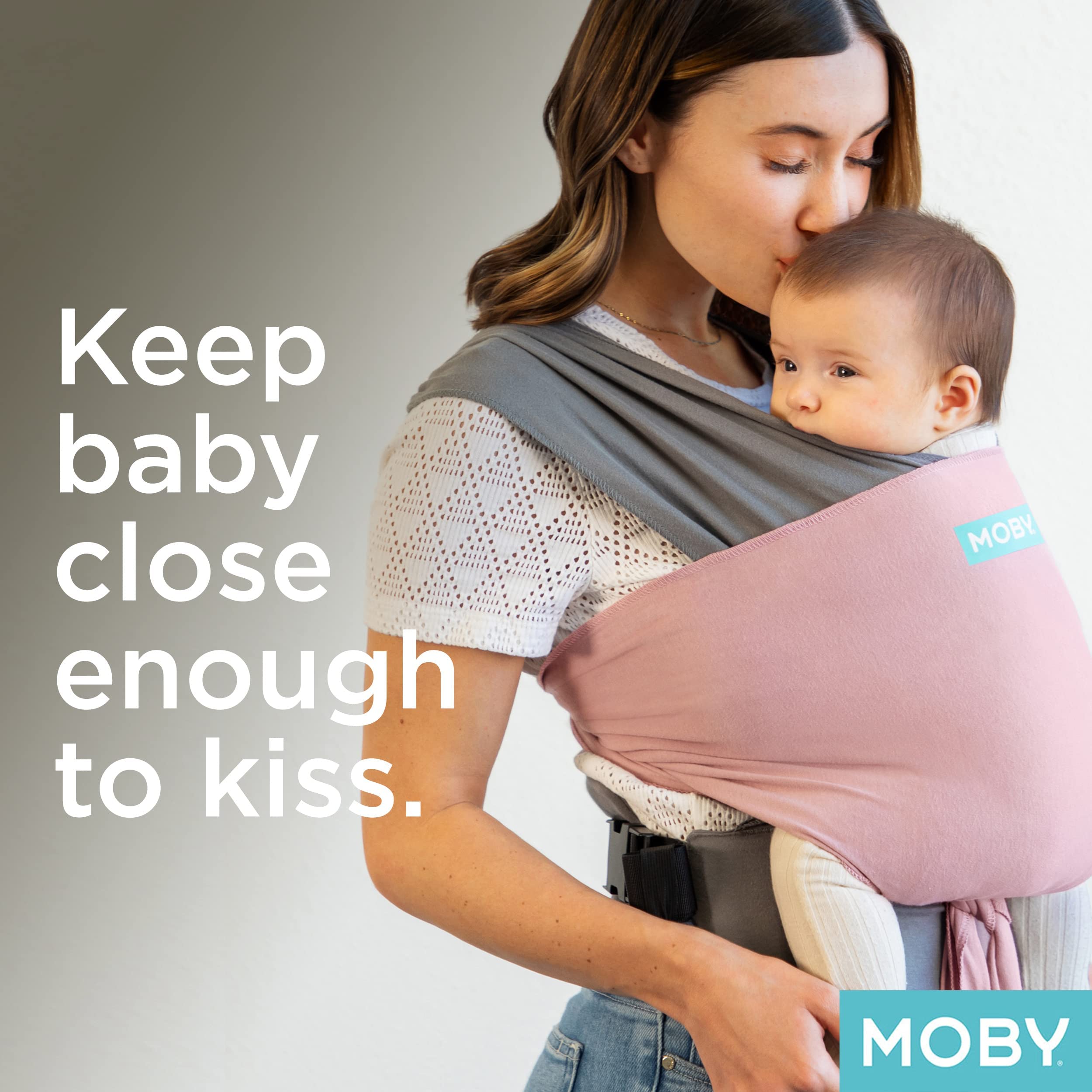 Moby EasyWrap Carrier Baby Carrier and Wrap in One for Mothers