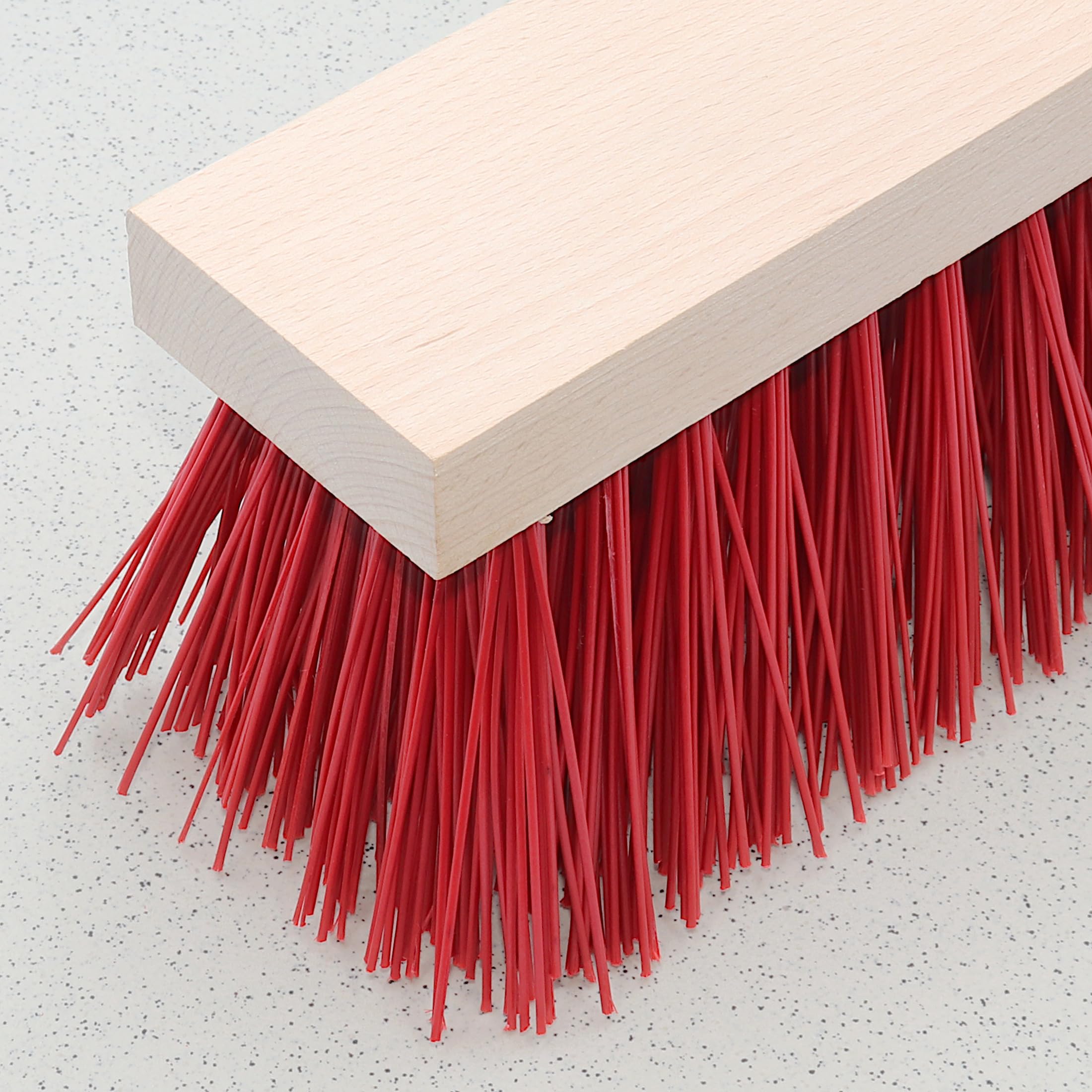 Produktbild von Andreas Bürsten Straßenbesen ELASTON ROT 40cm – Robuster Hofbesen Für Werkstatt Und Industrie