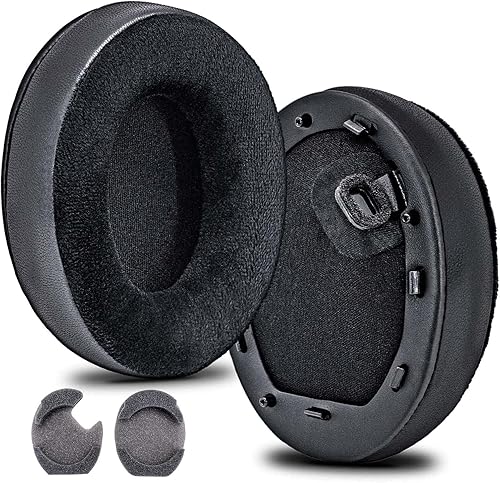 WH-1000XM4 - Almohadillas de repuesto híbridas de terciopelo para auriculares WH1000XM4 WH-1000XM4, terciopelo suave, duradero, resistente al