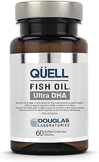 Douglas Laboratories - QUELL Fish Oil High DHA - nearly 4:1 Ratio of DHA:EPA Omega Fatty Acids for Cognitive Health and Brain Function - 60 Softgel Capsules