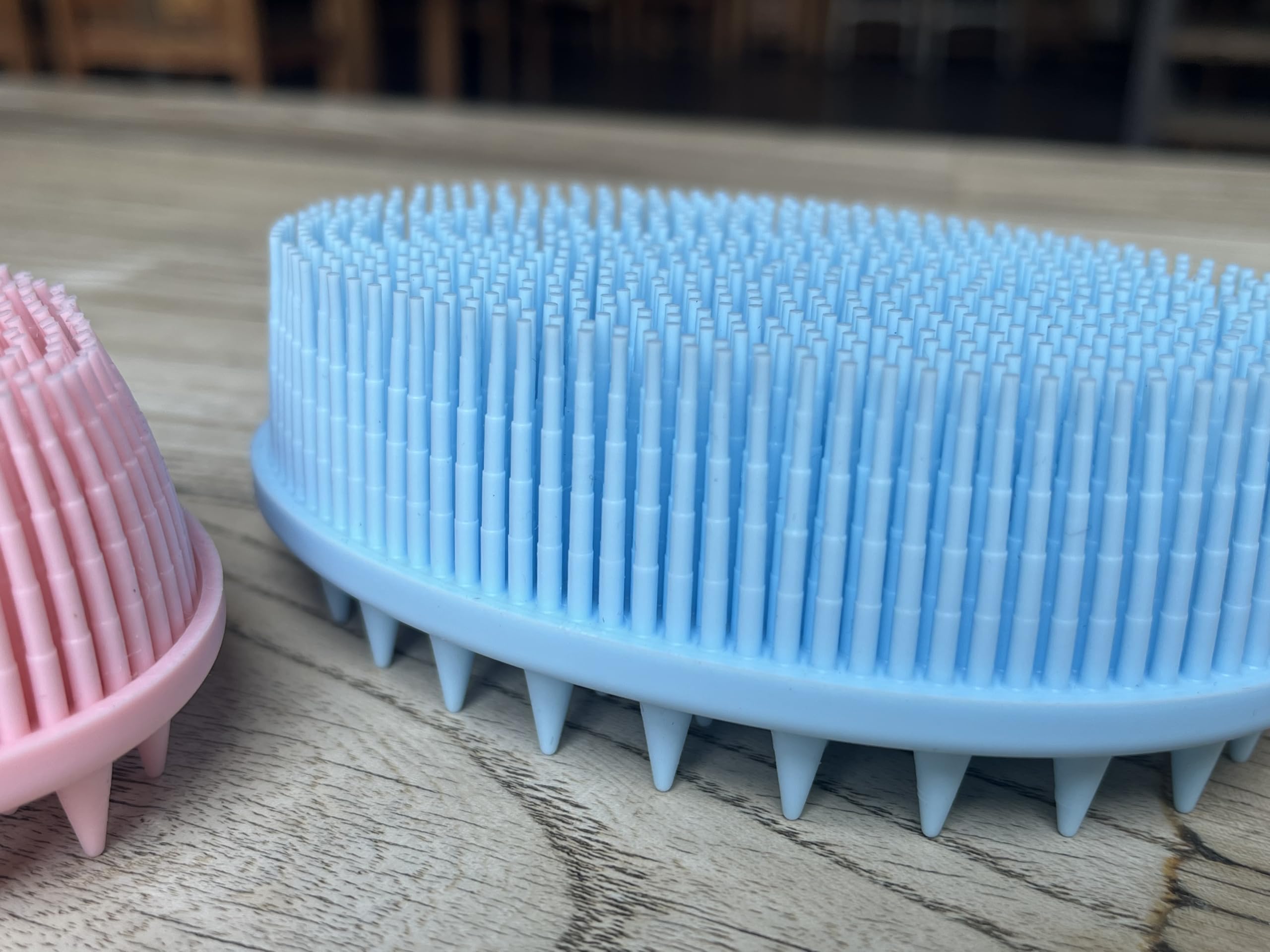 Premium Sensory Brush for Kids or Autism Soft Silicone Body Scrubber, 2 in 1 Sensory Room Occupational Therapy Brush - Image 3