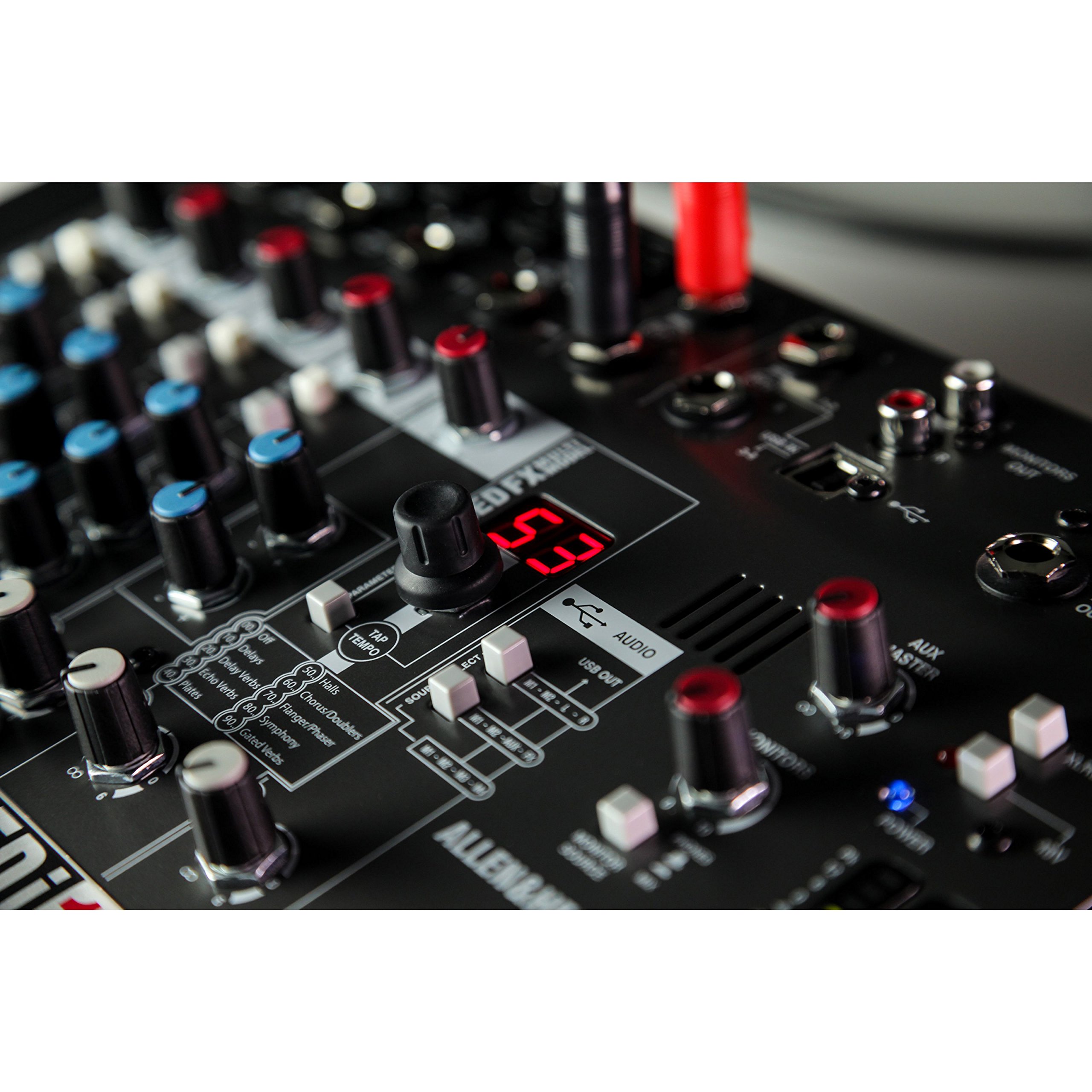 Allen & Heath ZEDi-10FX DJ-Mischpult, 10 Kanäle, Schwarz, 6,3 mm, 12 W, 100-240 V, 50-60 Hz, 48 V