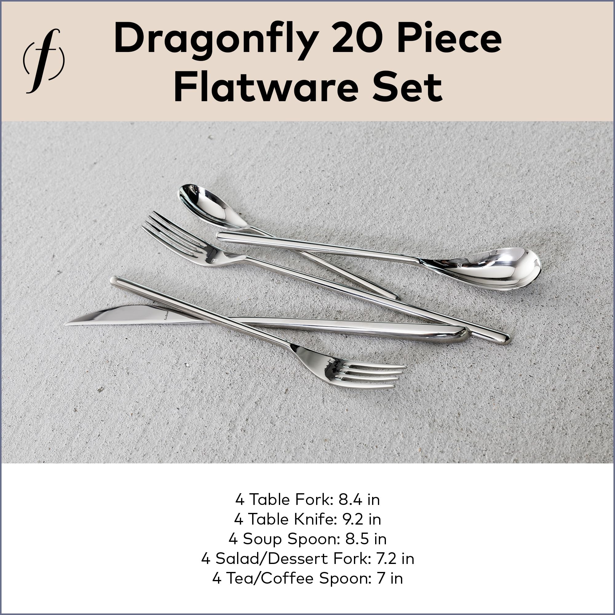 【Barilla】ステンレス製フォーク 36本セット Amazon.com | FORTESSA Dragonfly 18/10 Stainless Steel Flatware, 20