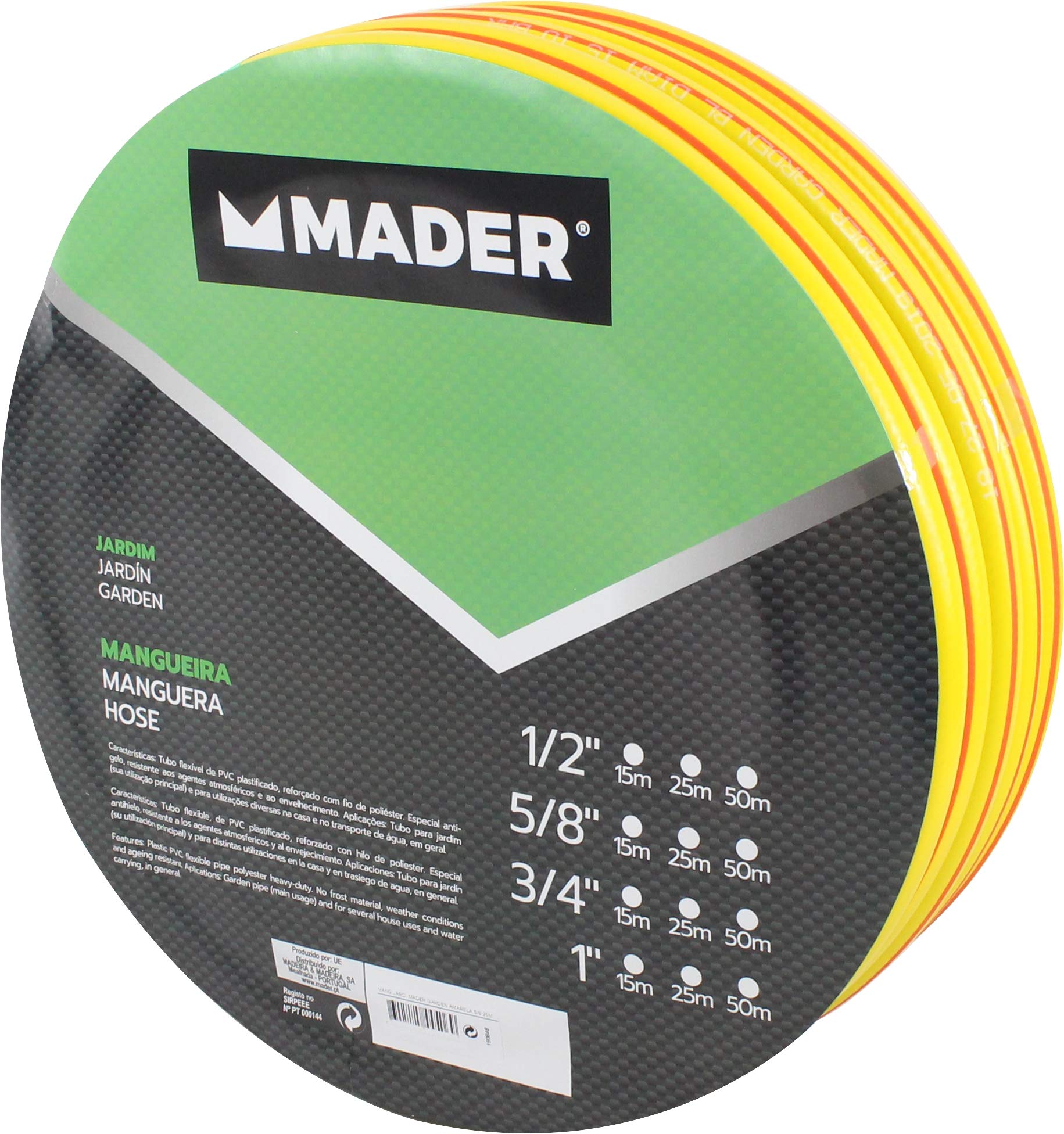 Manguera para Jardin Antitorsión Reforzada 1" 50m - 44510