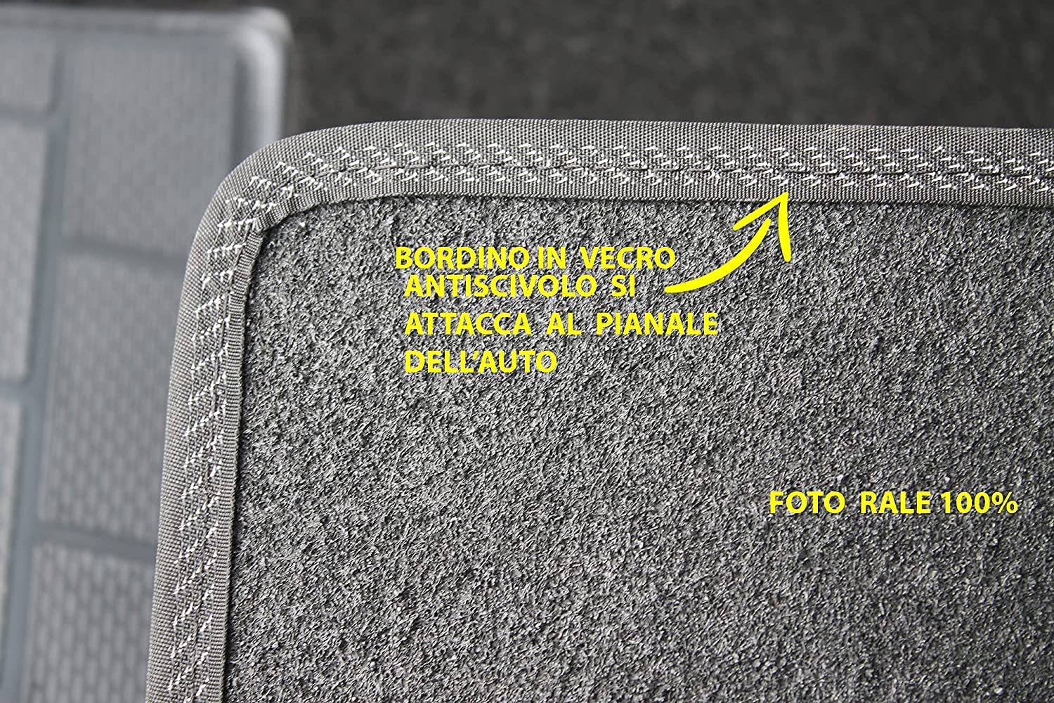 Tappetino Auto Antiscivolo Per CITROËN C3 (2009-2016) - Lato Guida Con Bordino Nero - Foto 10