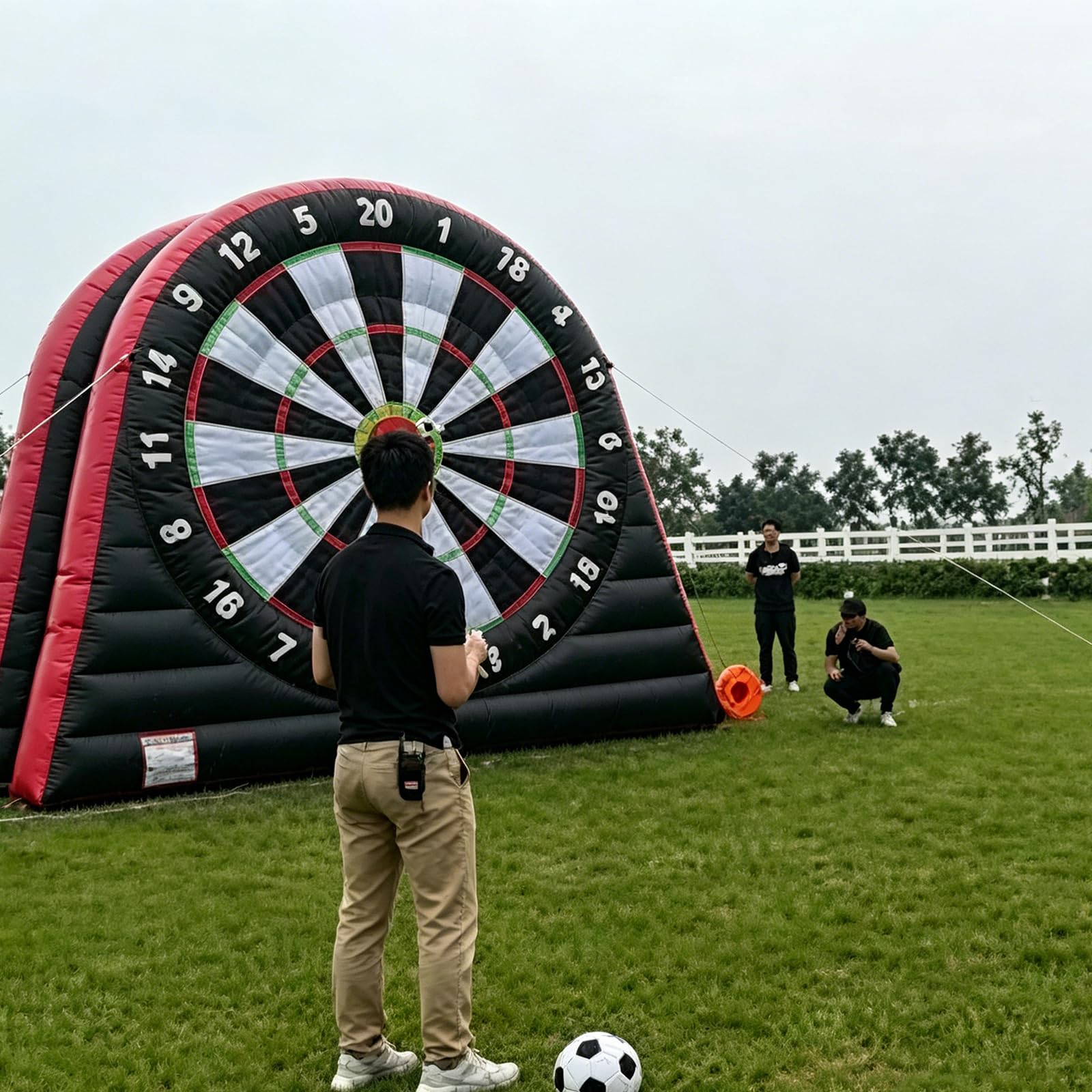 Pallone da calcio in feltro 8,27 pollici per allenamento in