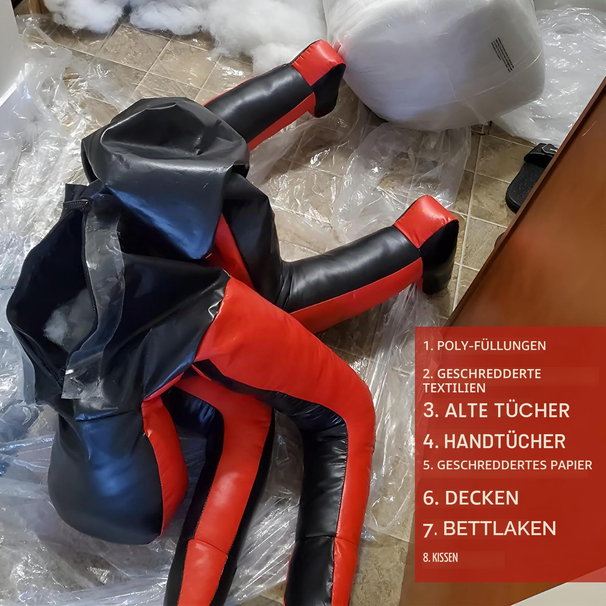 Shelly MMA Grappling Dummy Selbstverteidigung Training Judo Boxsack Schnuller BJJ Wrestling Schnuller sitzend verteidigt Position brasilianischer JIU Jitsu Submission Vinyl Stoff Schnuller