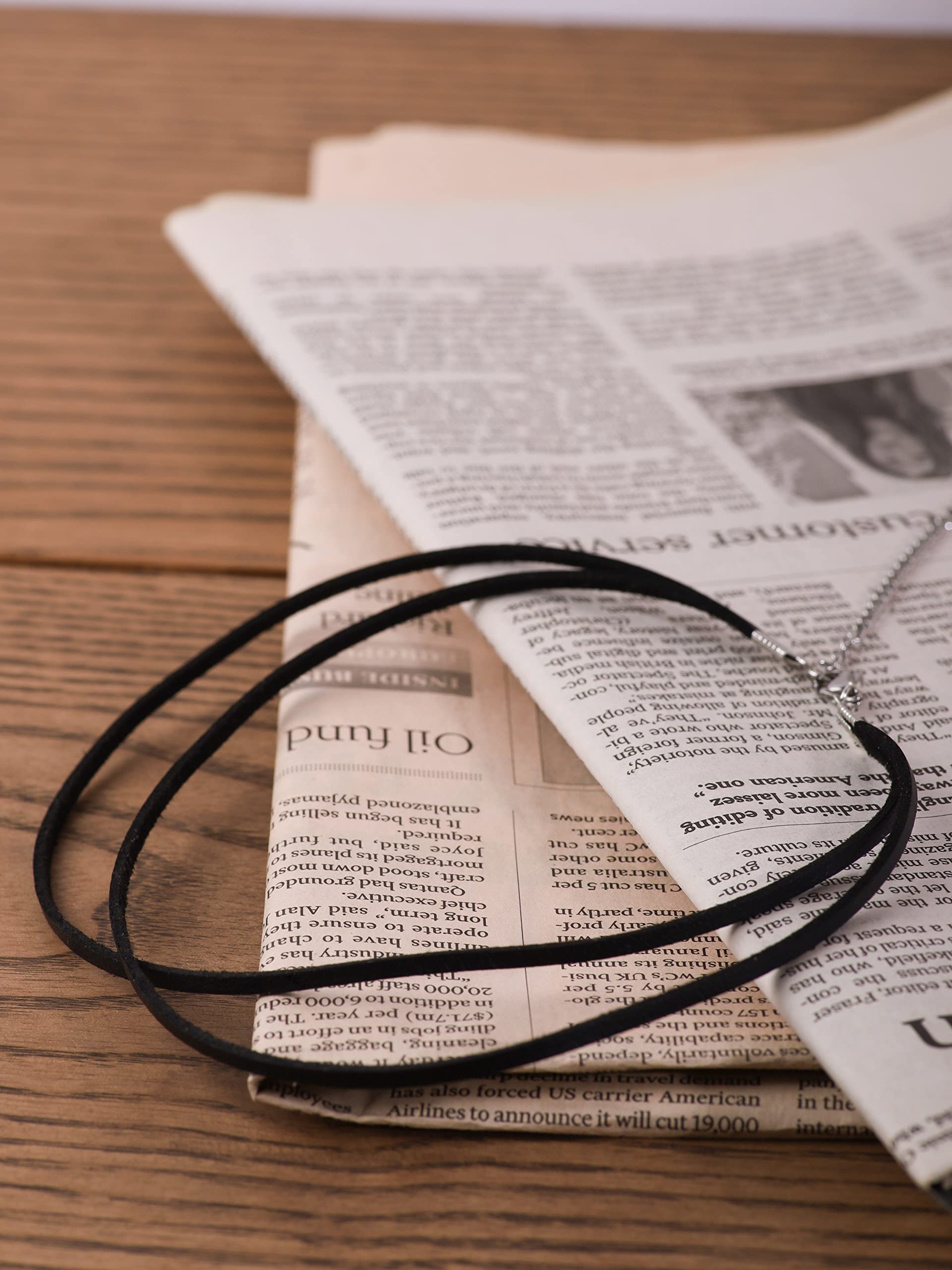 Sacinagoth Hippie Black Faux Leather Choker Dainty Choker Necklace