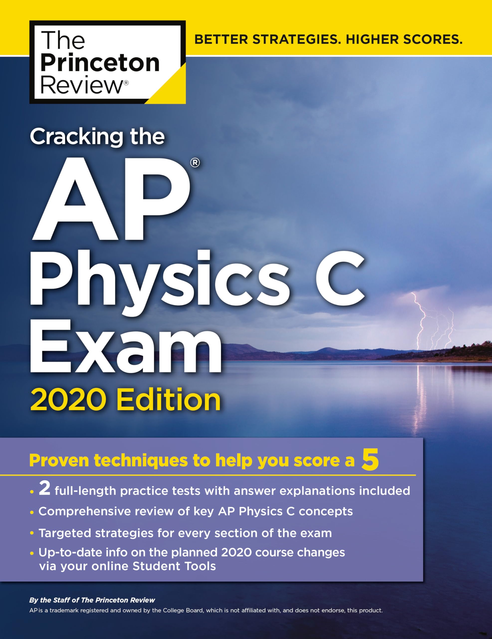 Cracking the AP Physics C Exam, 2020 Edition: Practice Tests & Proven Techniques to Help You Score a 5 (College Test Preparation)