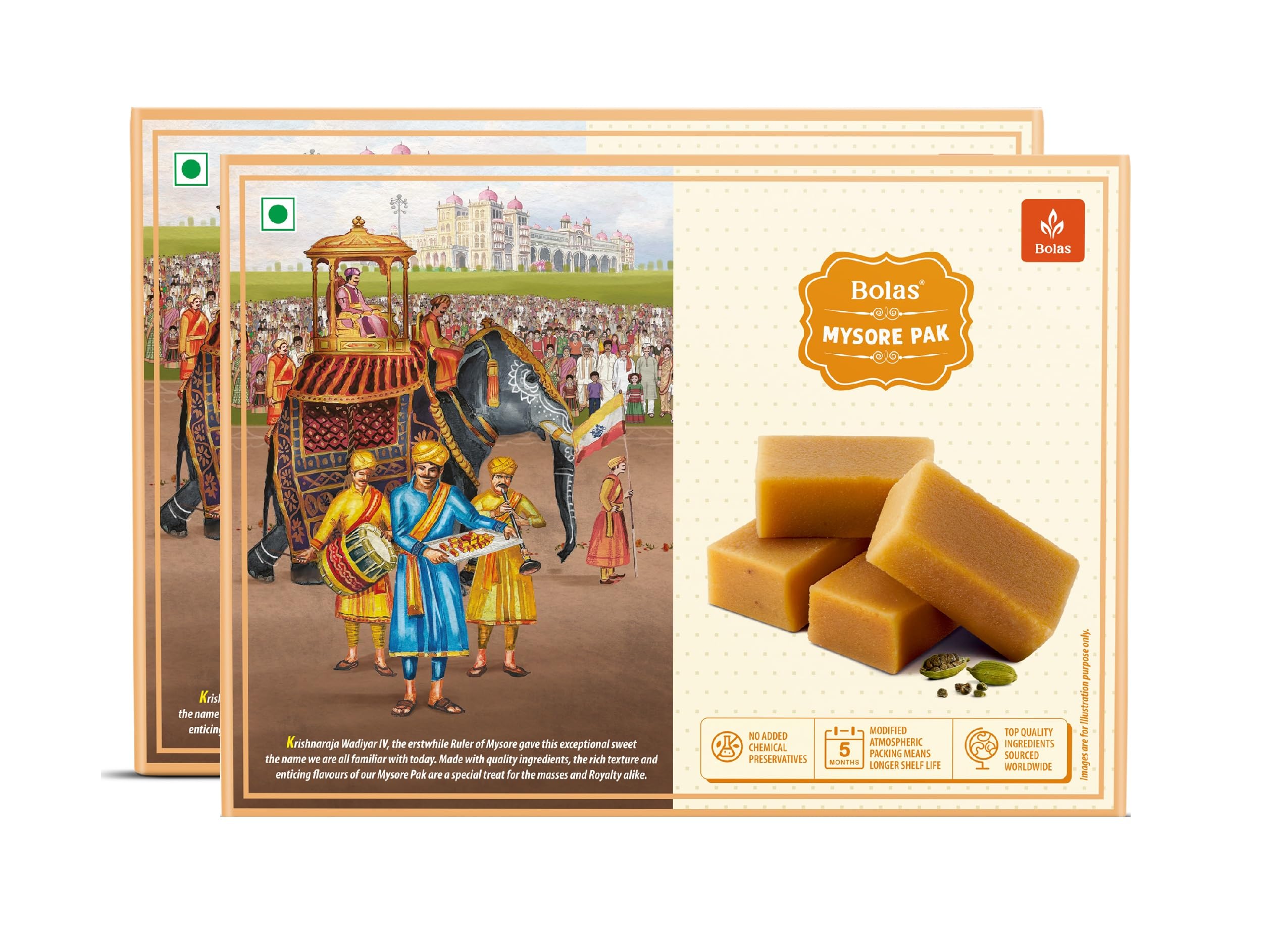 Bolas Mysore Pak 500g (250gx2)