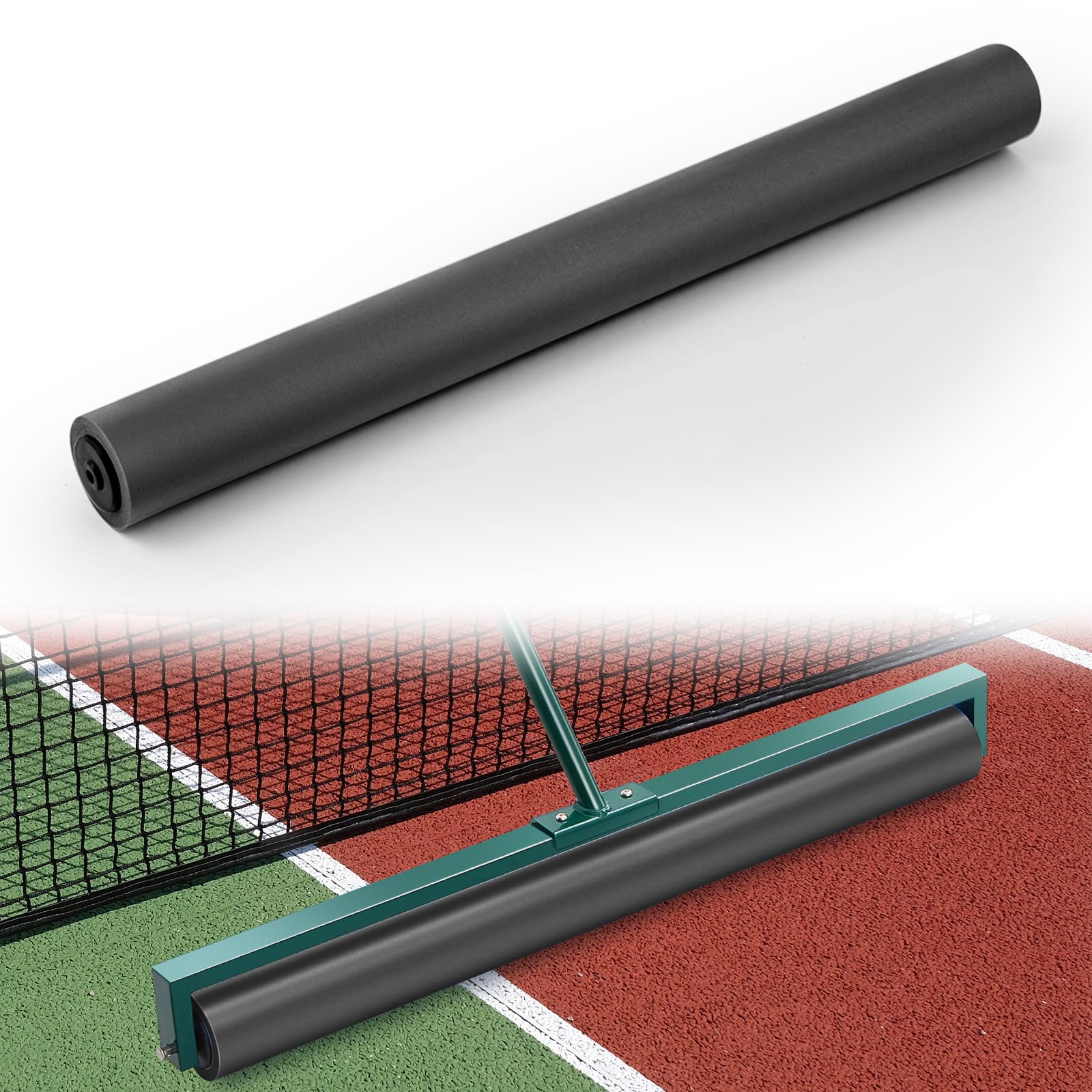 Silipull 36'' Sponge Tennis Roller for Tennis Court Squeegee