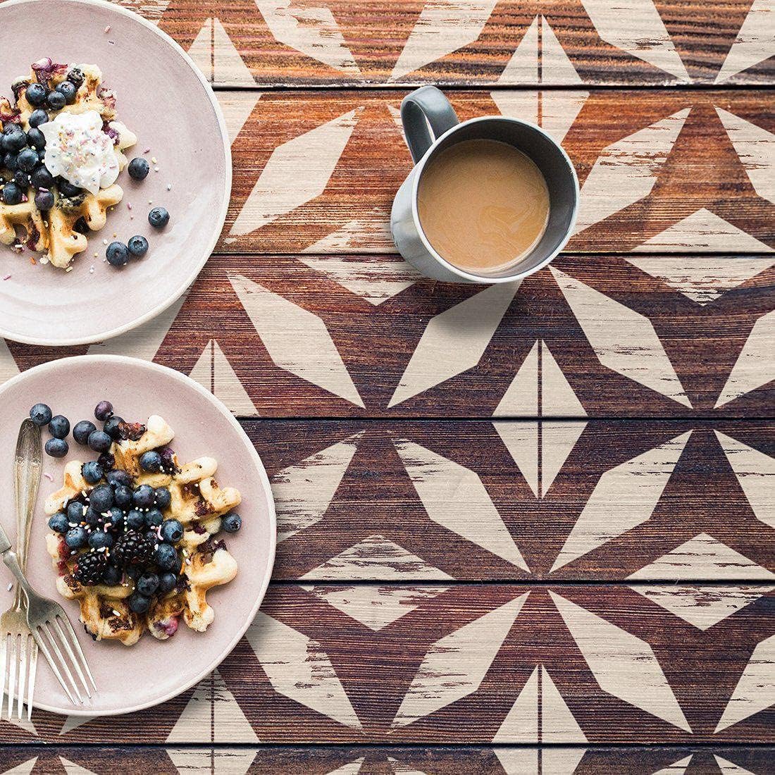 Athena - Modern Tile Stencil