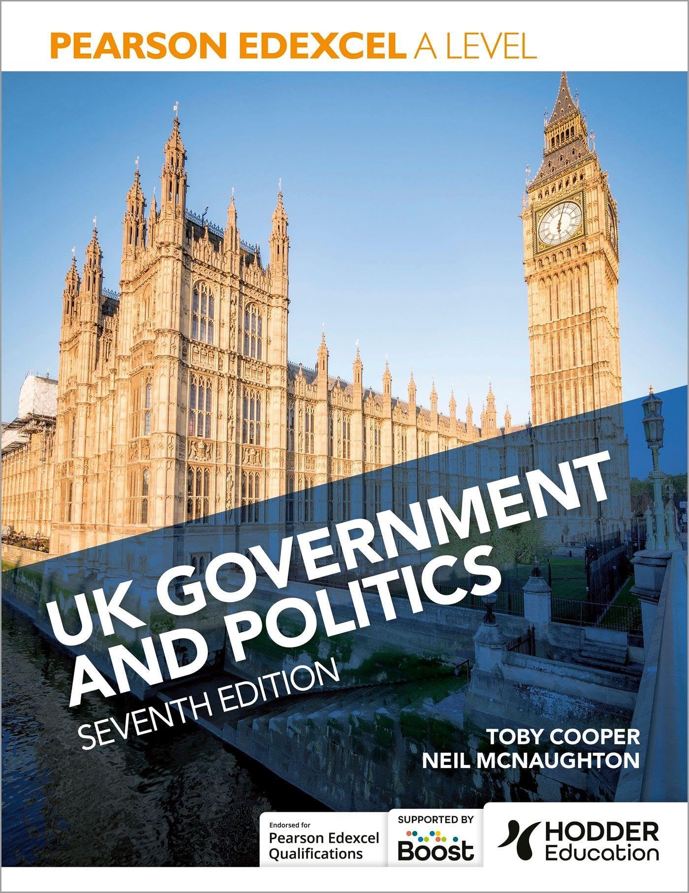 Pearson Edexcel A Level UK Government and Politics  by Neil McNaughton PAPERBACK