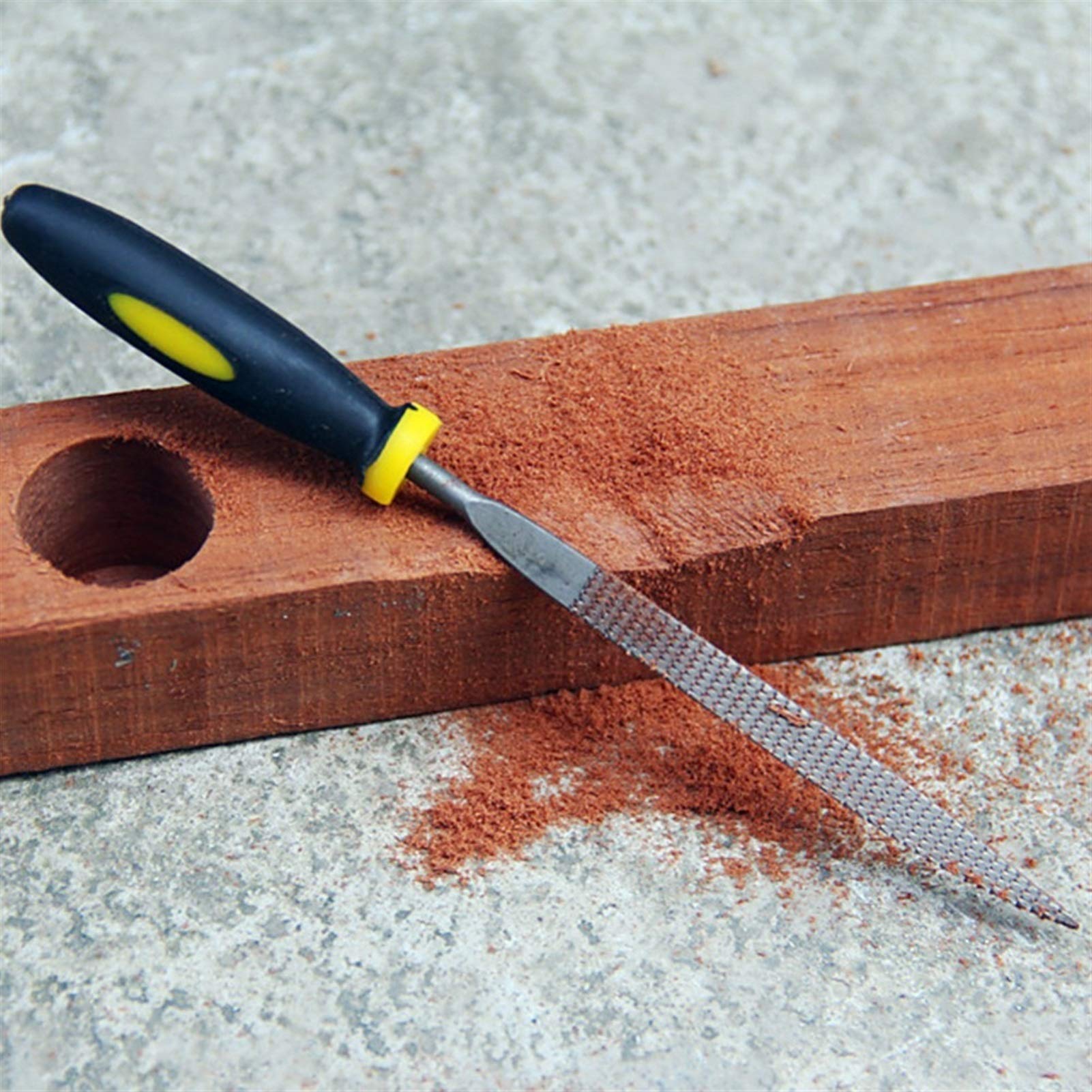 Limas de metal for acero, herramientas mecánicas, Lima de escofina de metal, 6 piezas de lima de metal pequeña de 140 mm, herramienta de madera, herramienta de lima manual for carpintería, lima resist