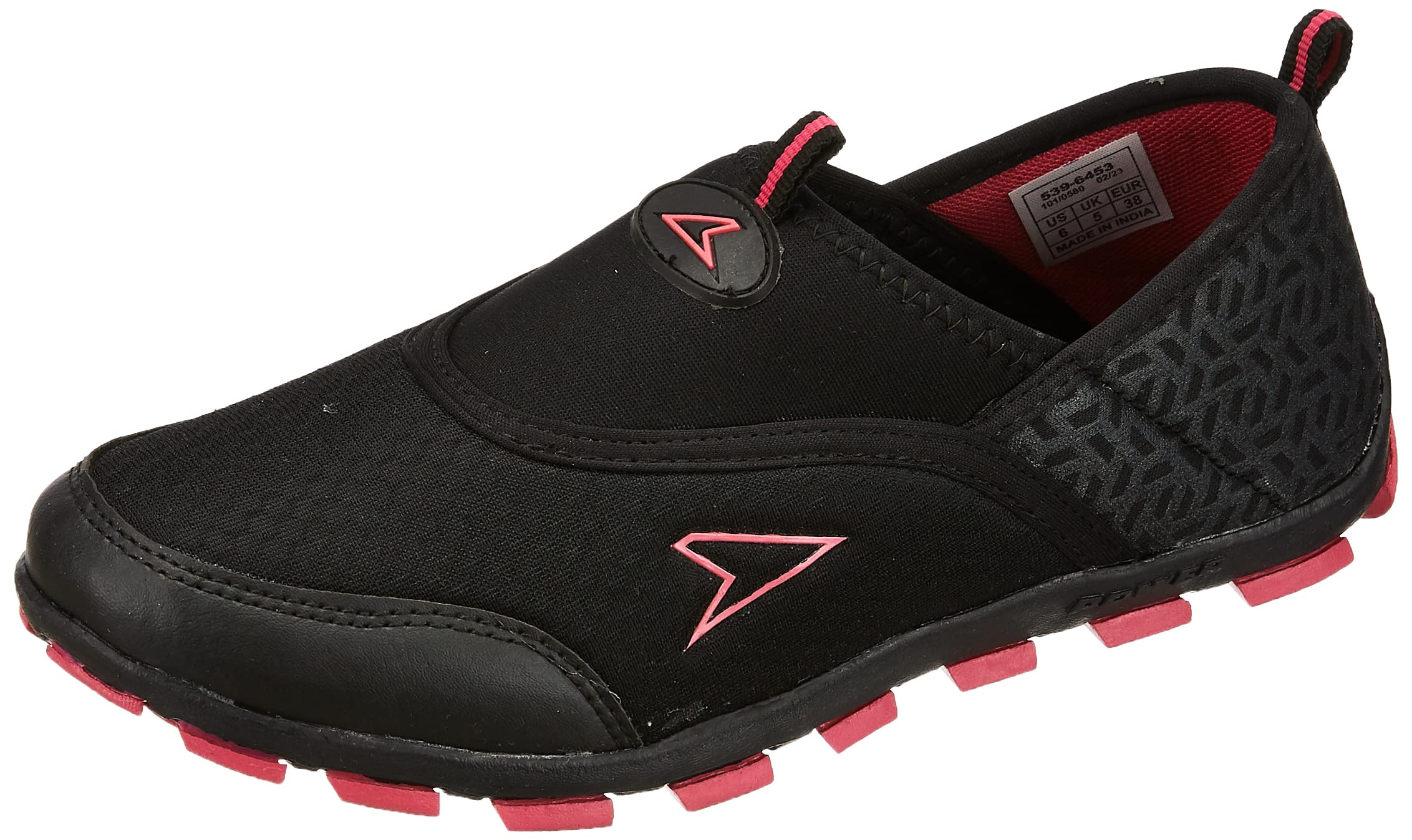 Power Womens Attract L E Casual Shoes(5396453_Black_8 UK) (B0BWRF1R7N) Amazon Price History, Amazon Price Tracker