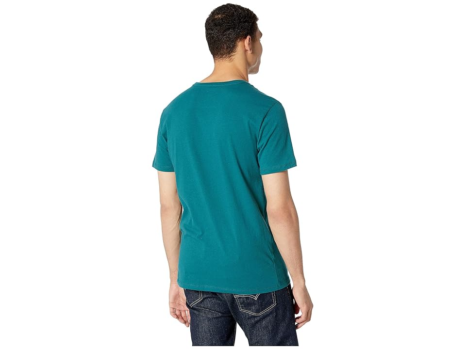 

Richer Poorer Crew Pocket Tee (Green) Men's T Shirt