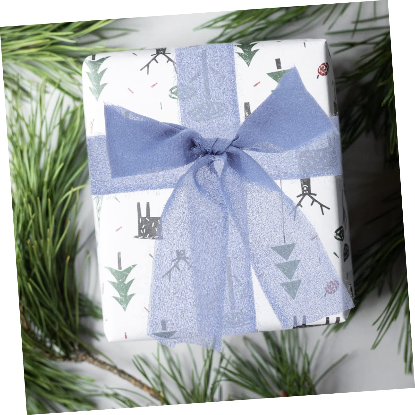 Abaodam 6stücke Zarte Fransenbänder Hochzeitsdeko Geschenkband Mit Seidigem Touch Für Einladungen Blumenarrangements Und Kreative Verpackungen Yards