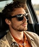 KALIYADI Lunettes de soleil polarisées pour hommes et femmes, Lunettes de Soleil pour hommes polarized UV Protection pour la conduite en cours de pêche (3 boîte)