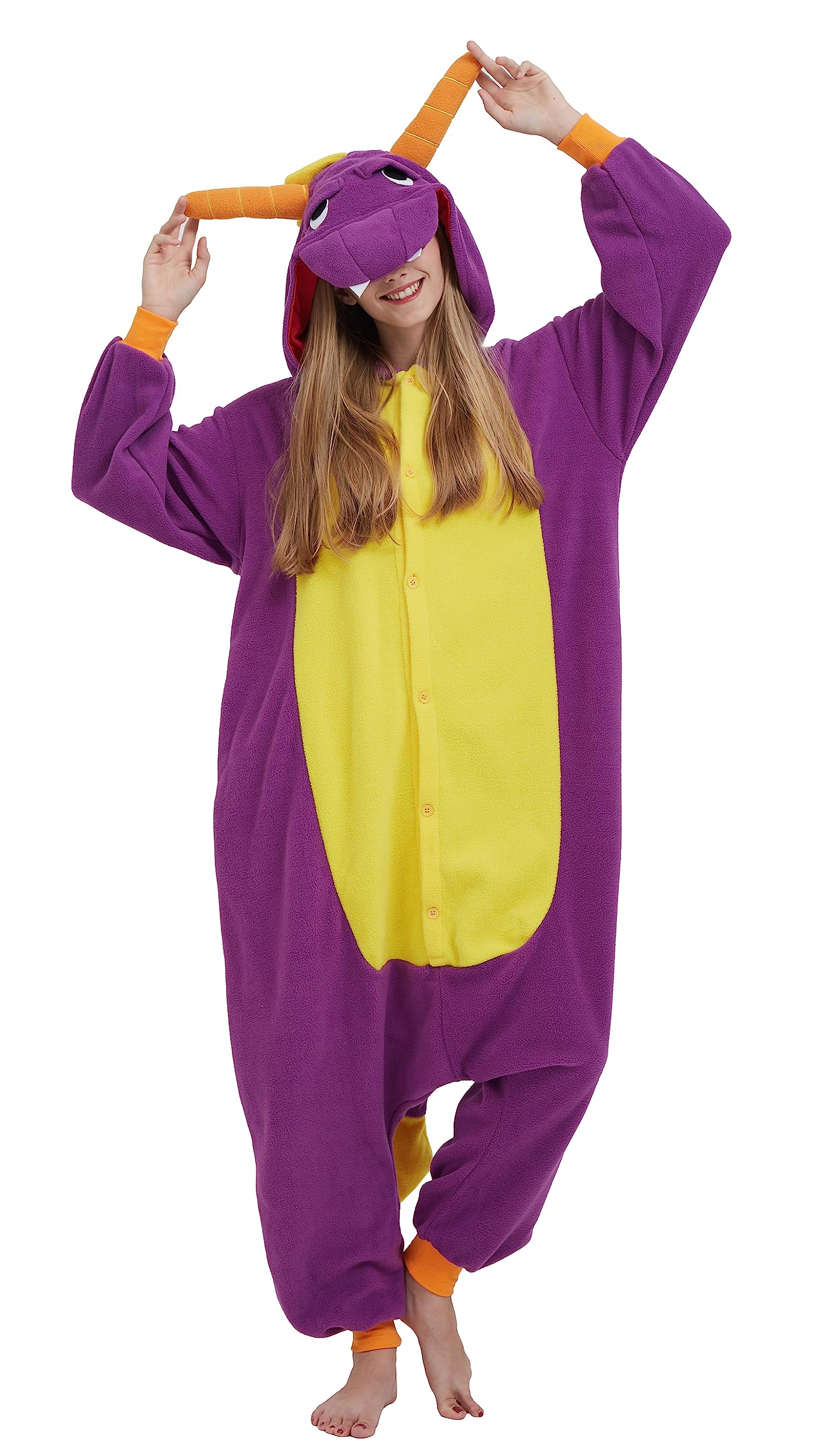 SimZoo Adulto Disfraz Pijama Unisex Pijama Kigurumi Onesie para Carnaval Halloween Cosplay Ropa de Dormir Traje de Disfraz para Navidad Festival Mujer y Hombre — view 22
