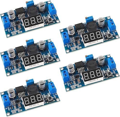 Miniatura 8 de 5PCS LM2596HVS DC-DC paso abajo 48V entrada ajustable Buck convertidor módulo de alimentación 4.5-53V reductor regulador de conmutación de voltaje
