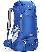 HOMIEE Hiking Backpack 50-60L Lightweight Waterproof Backpacks Trekking Travel with Rain Cover Outdoor Sports Backpack for Climbing Camping Tourism Men Women