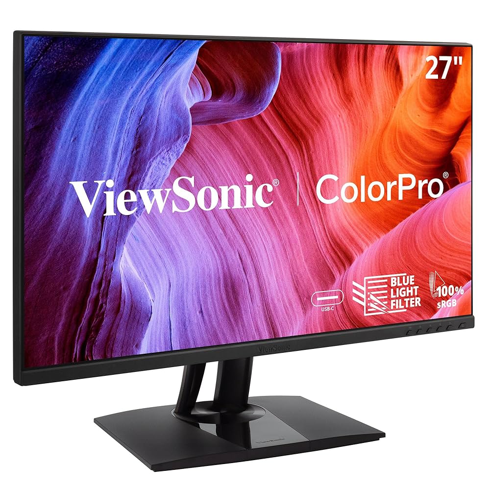 ViewSonic VP2756-2K 27-inch 1440p QHD Professional Monitor