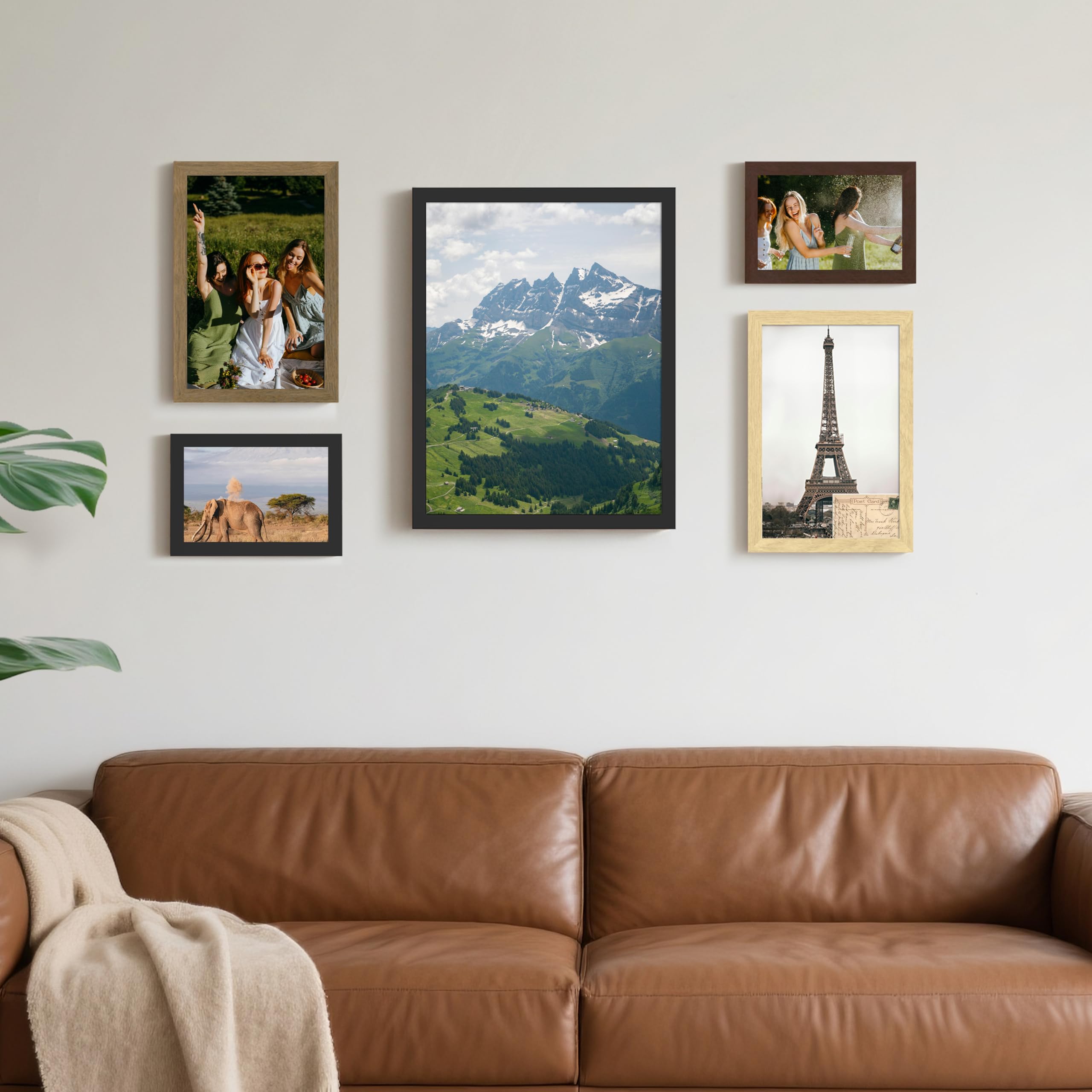 Amazon.co.jp: FrameWorks 木製ポスターフレーム 13インチ x 19インチ