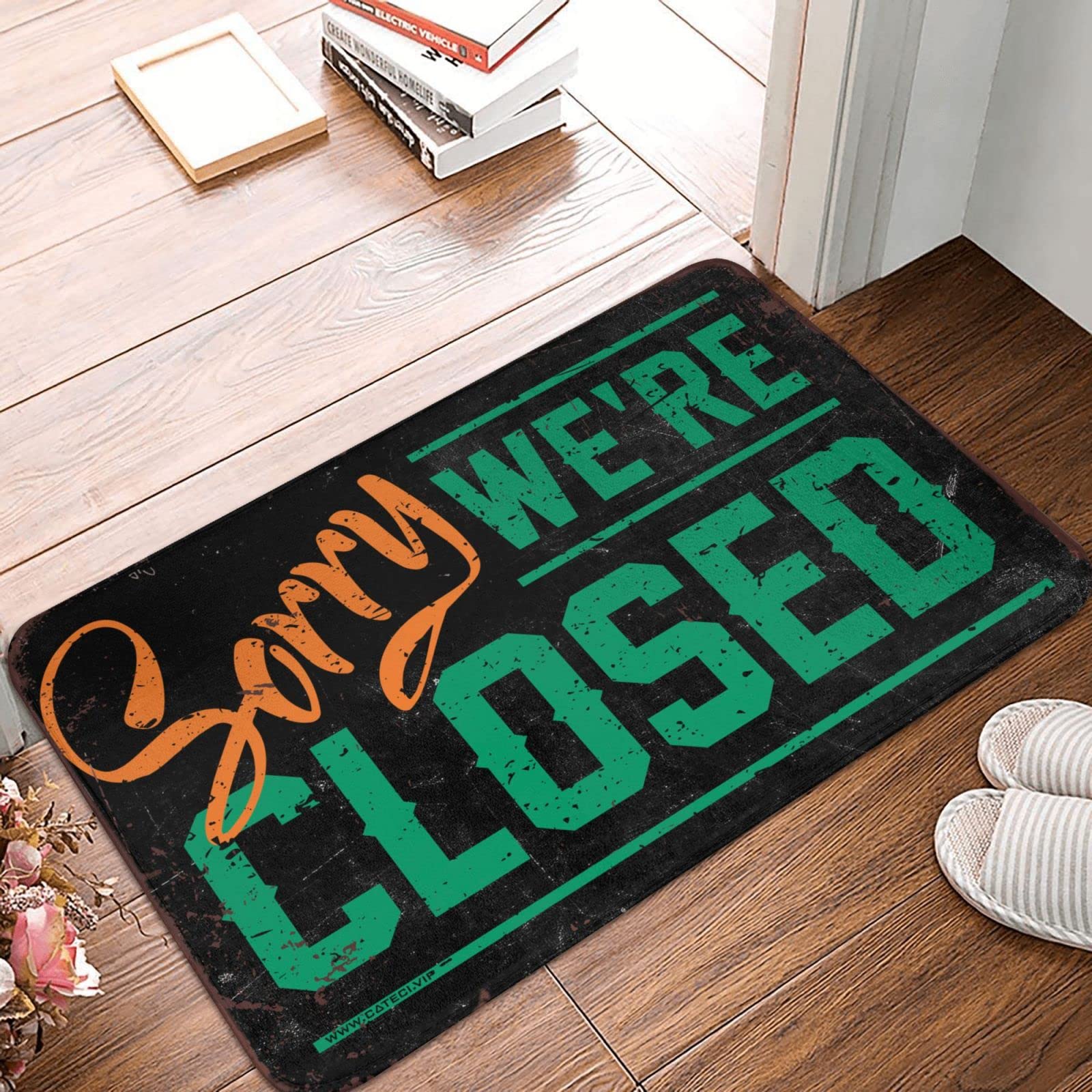 Tapis de sol humour bière pour éviter les traces de boue dans l'entrée