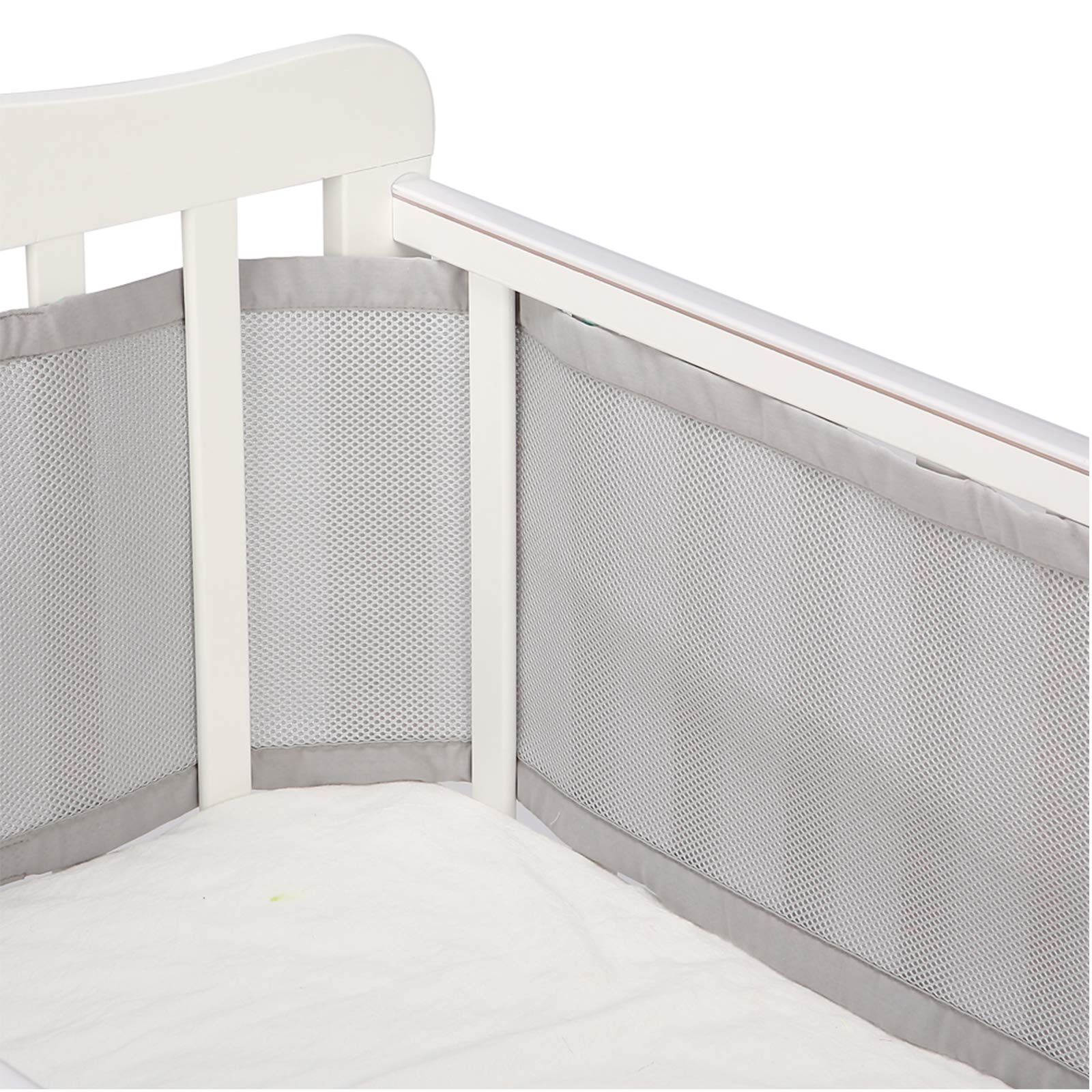 pleated cot bumper