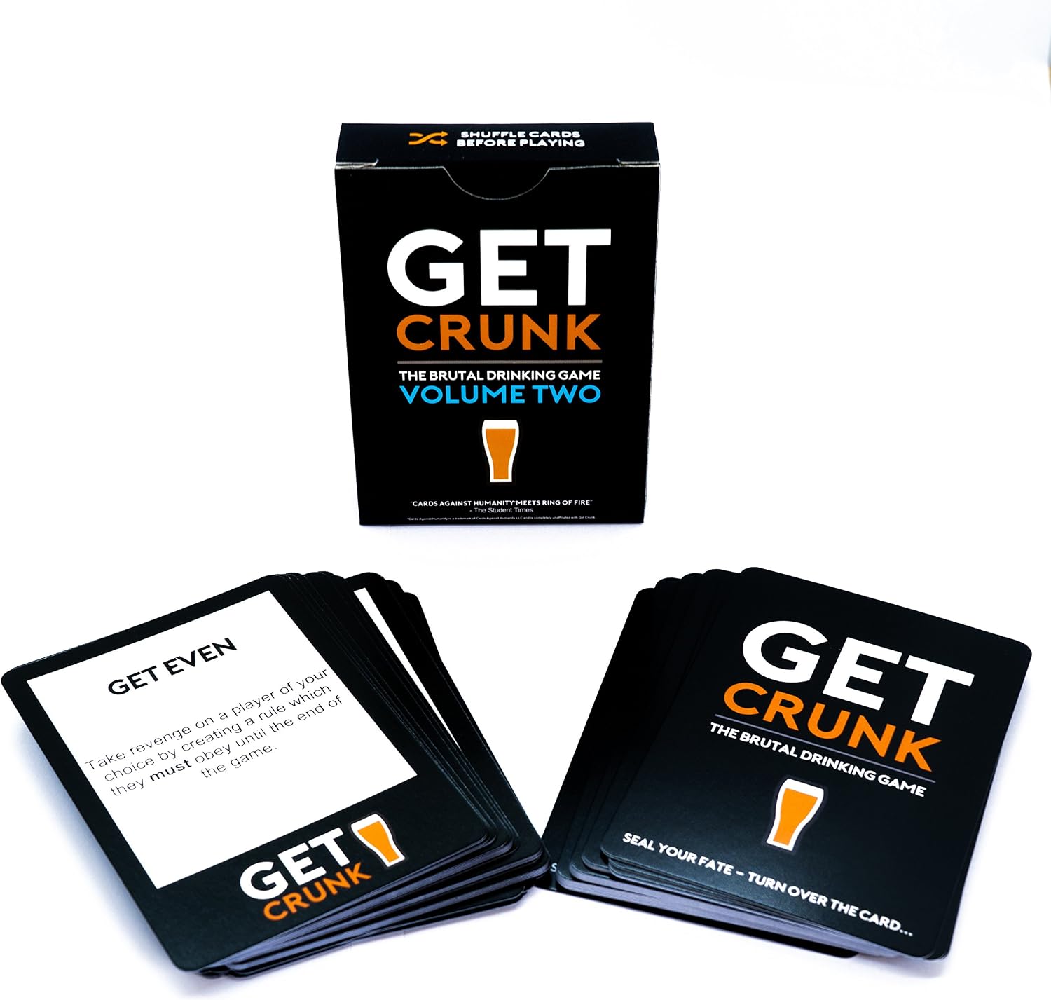 Get Crunk Volume 2 - The Brutal Card Drinking Game for Students, Pre Drinks, Stag & Hen Parties. You will be abused! - Image 3