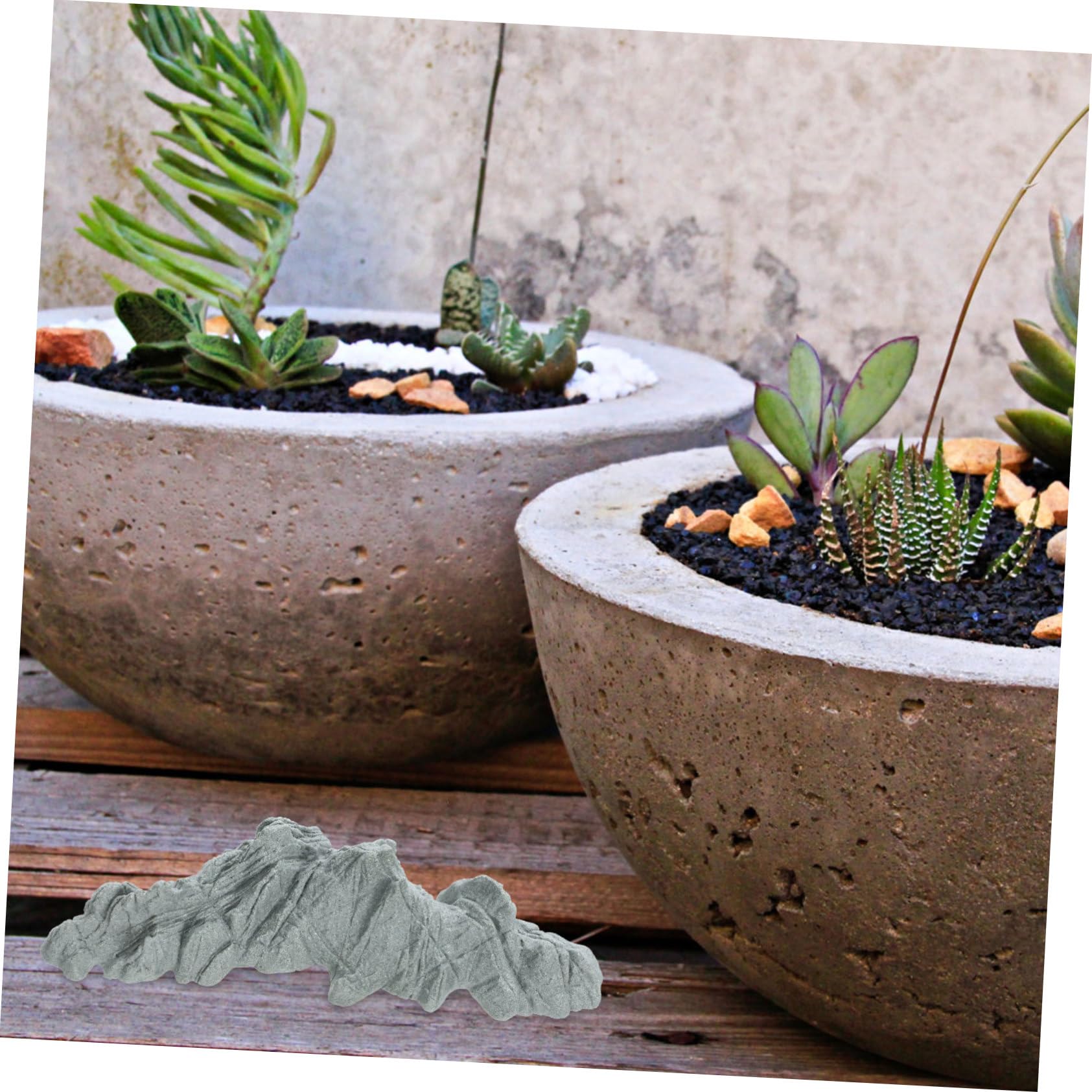 Mipcase 5pièces Décoration De Faux pour Aquarium Ornement Résine pour Poissons Et Plantes Statue De Compacte