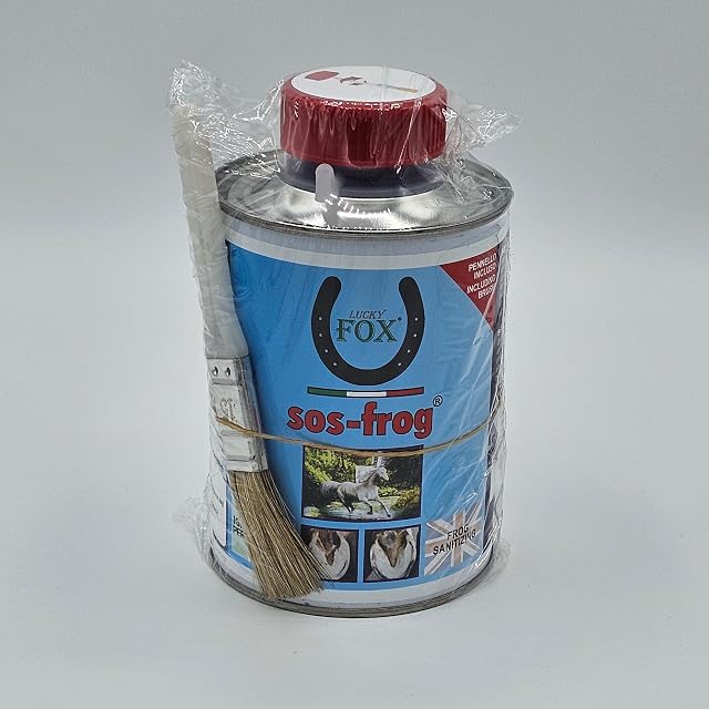 Foto 2 de 5 de Lucky Fox SOS FROG® Solución para pezuñas, Higienizante para Cascos del Caballo, Combate Bacterias