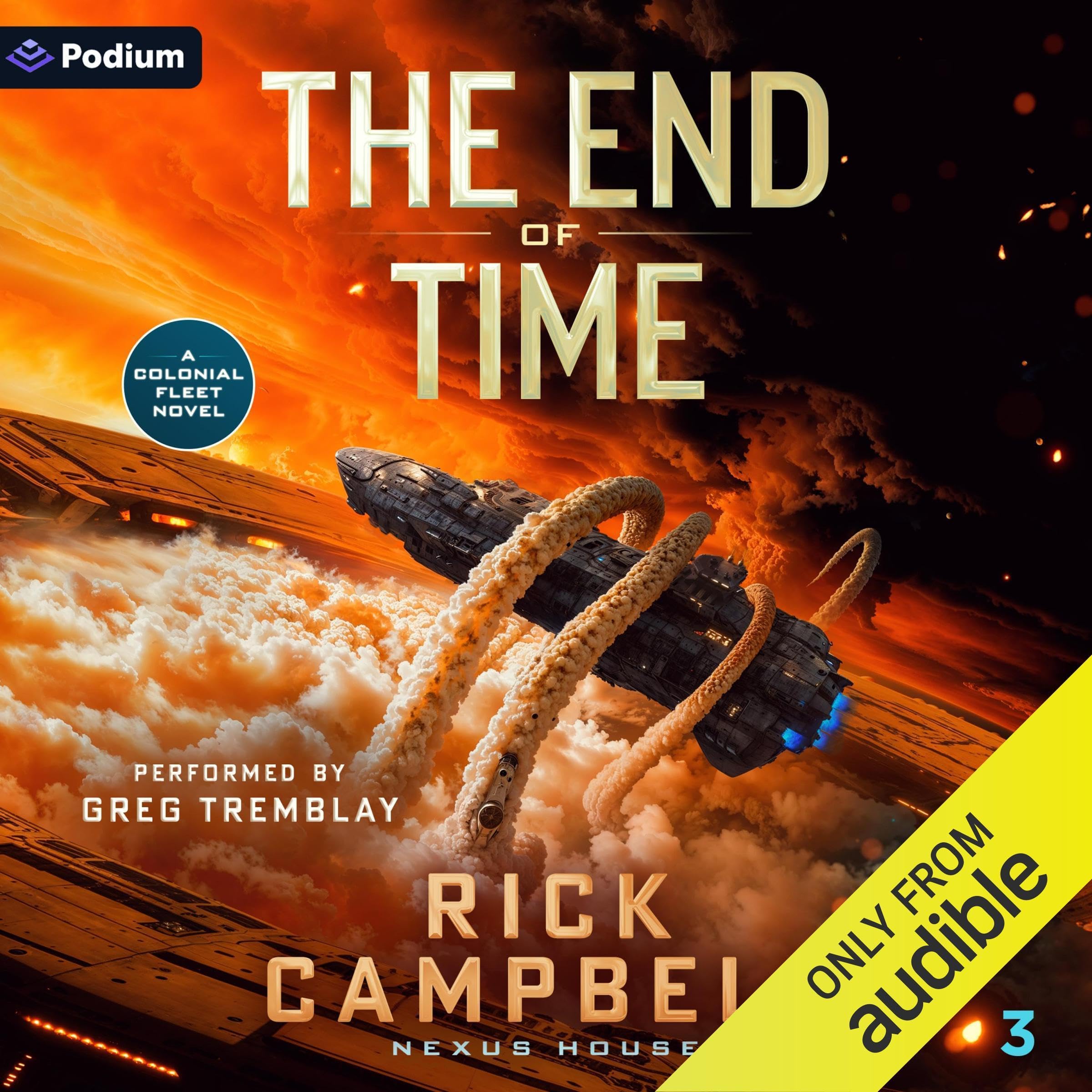 Cover art for The End of Time: A Colonial Fleet Novel