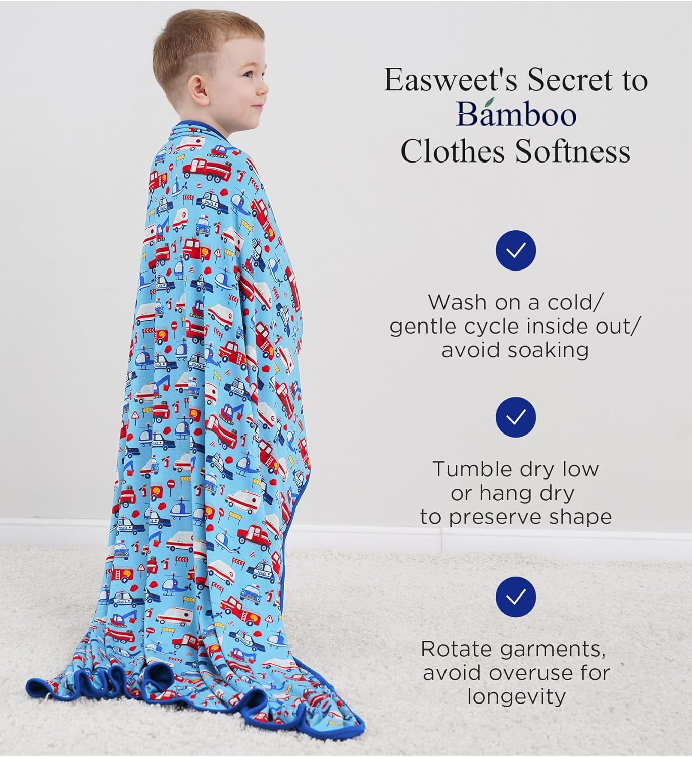 Baby Blanket, Soft Stretchy Quilt for Newborn Baby and Toddler, Nursery Blanket for Boys and Girls, Viscose Derived from Bamboo, 47''x 47'', Swan Song, One Size - Image 6