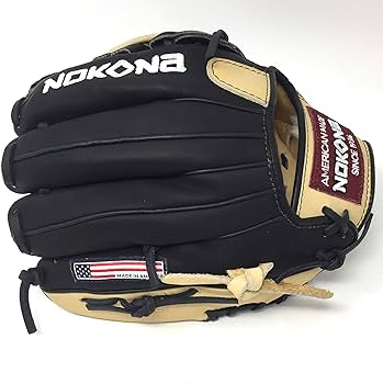 Amazon | Nokona バイソン ブラック アルファ 野球グローブ S-1150HB