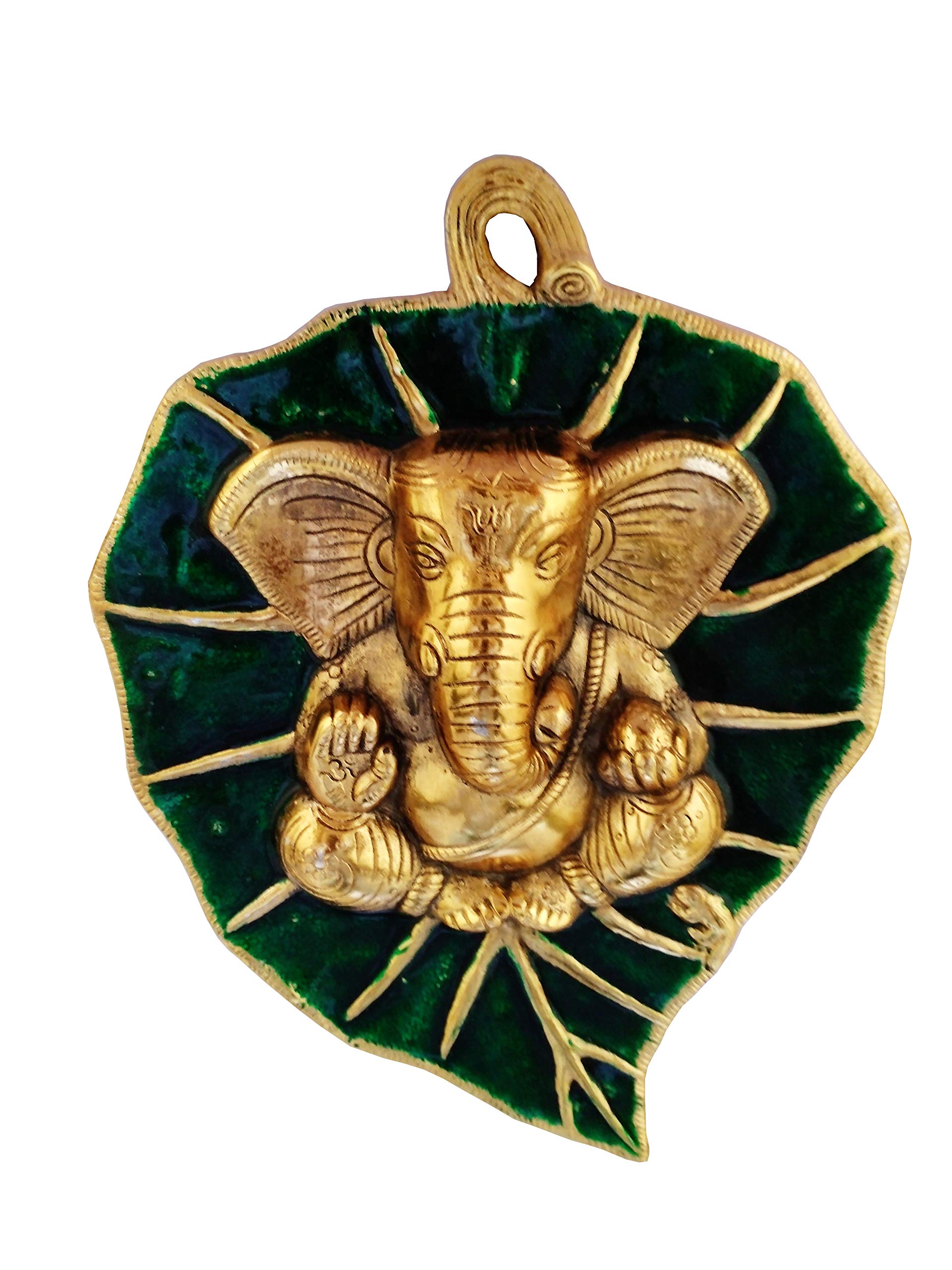 Amazon.co.jp: Purpledip 金属製壁飾り ガネーシャ : Ganapathi Idol