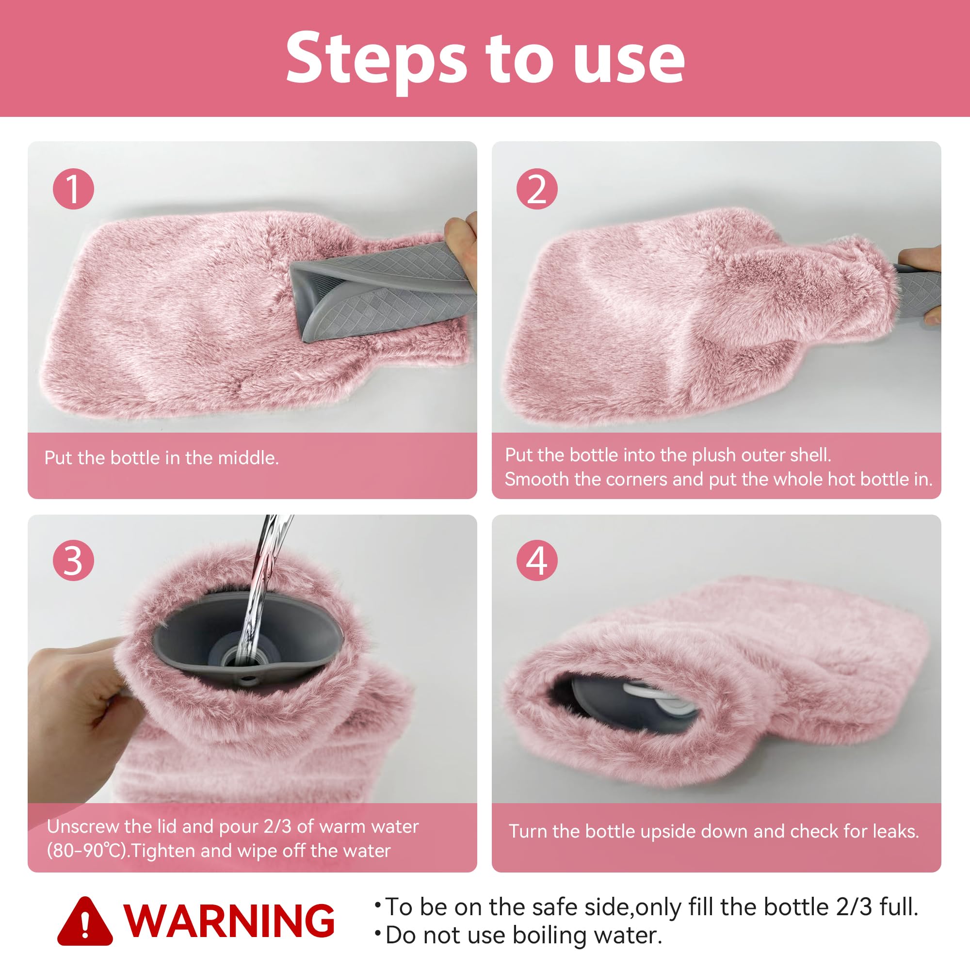 Luxury Hot Water Bottle - Pain Relief & Warmth -9 Luxury Hot Water Bottle - Pain Relief & Warmth -9