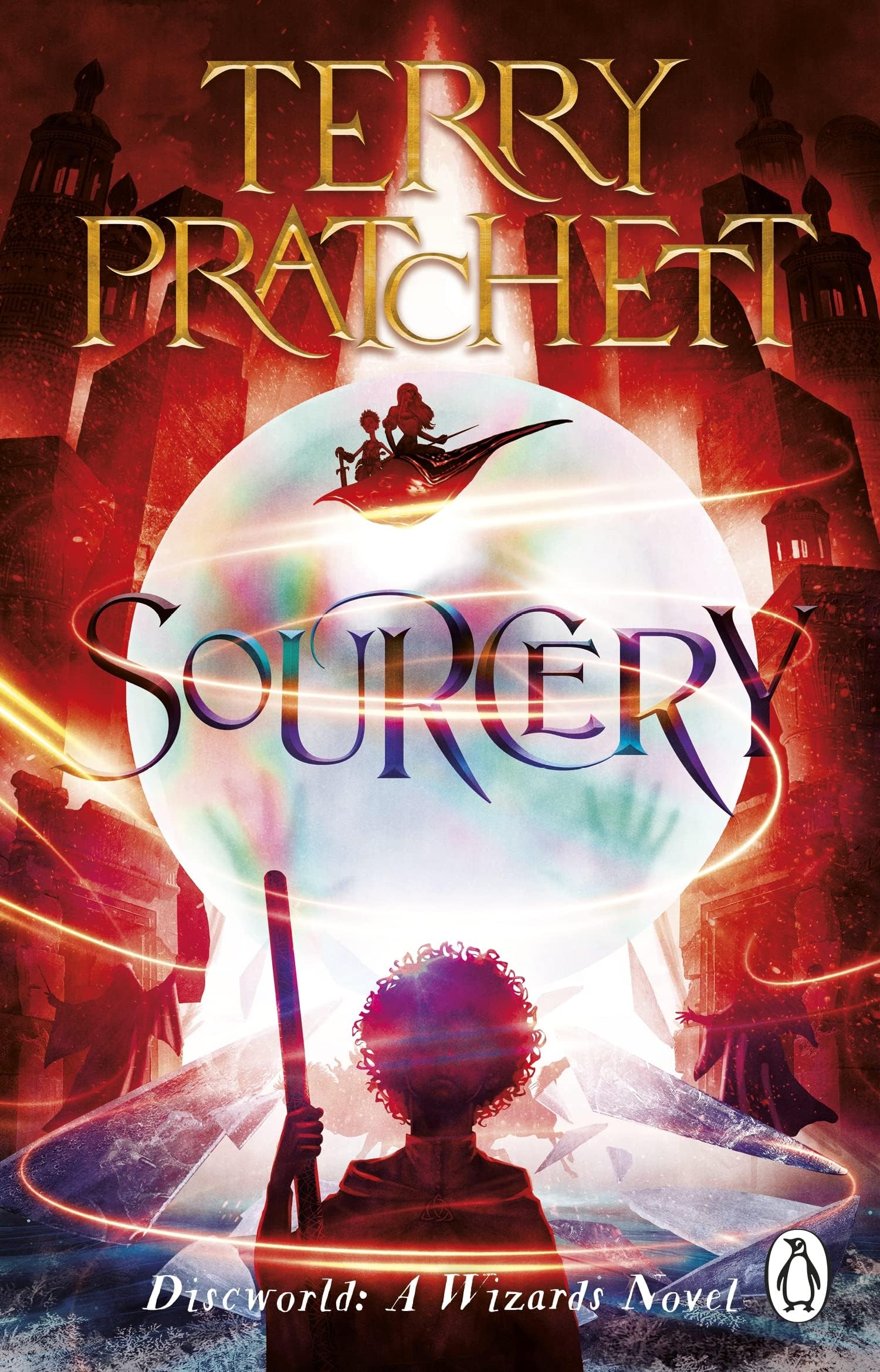 Terry Pratchett Discworld Novels Series 1 - 5 Books Collection Set (The Colour Of Magic, The Light Fantastic, Equal Rites, Mort, Sourcery)