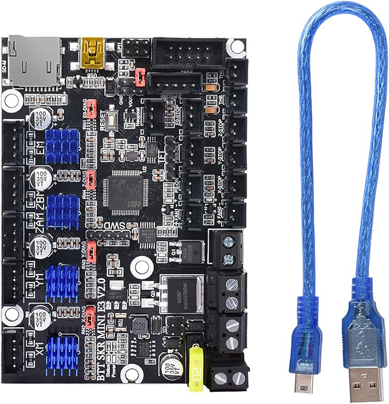 BIGTREETECH SKR Mini E3 V2.0 32 bites vezérlőpanel TMC2209/TMC2208 UART támogatással Ender 3/3 Pro/V2 3D nyomtatókhoz