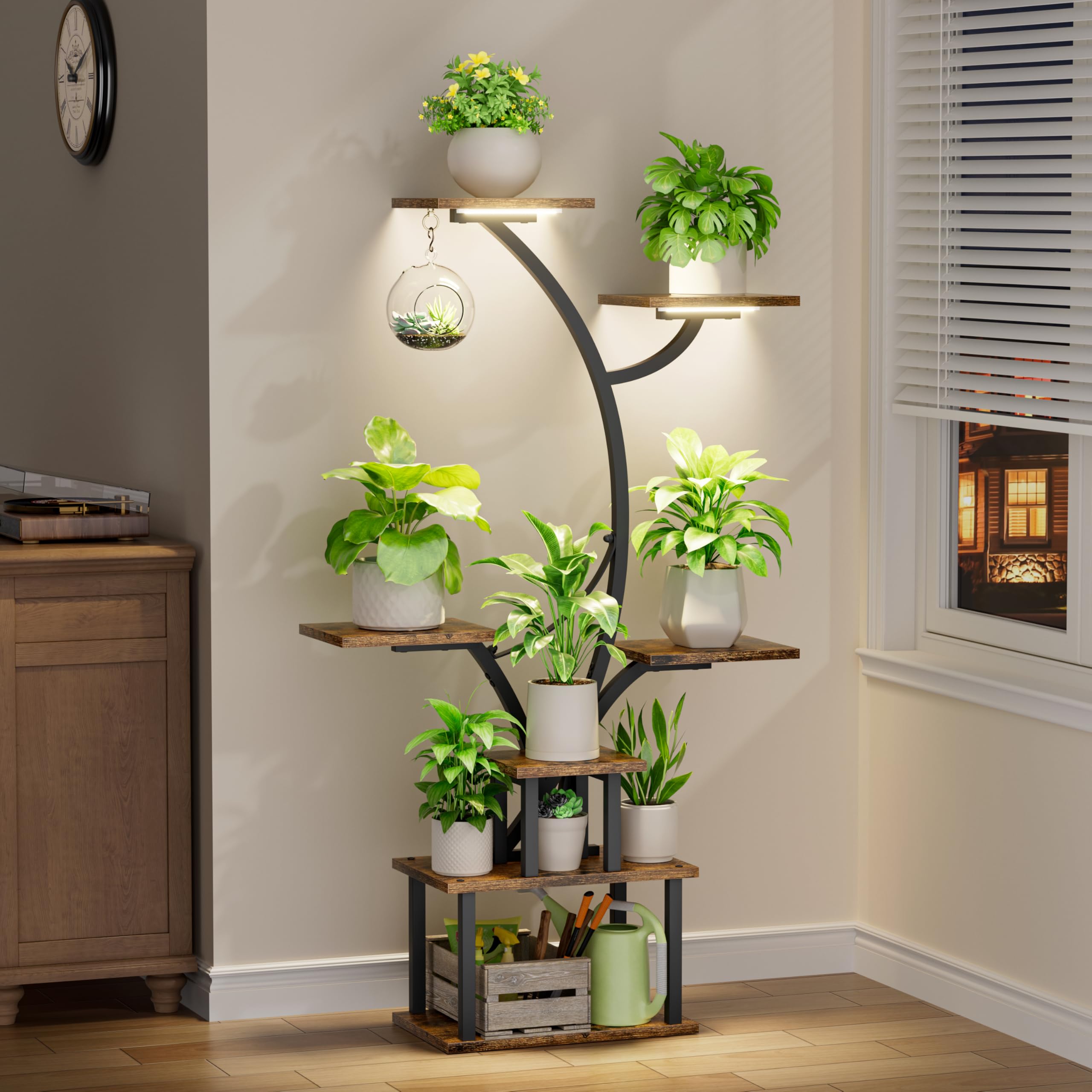 Amazon.com : Plant Stand Indoor with Grow Light, 47