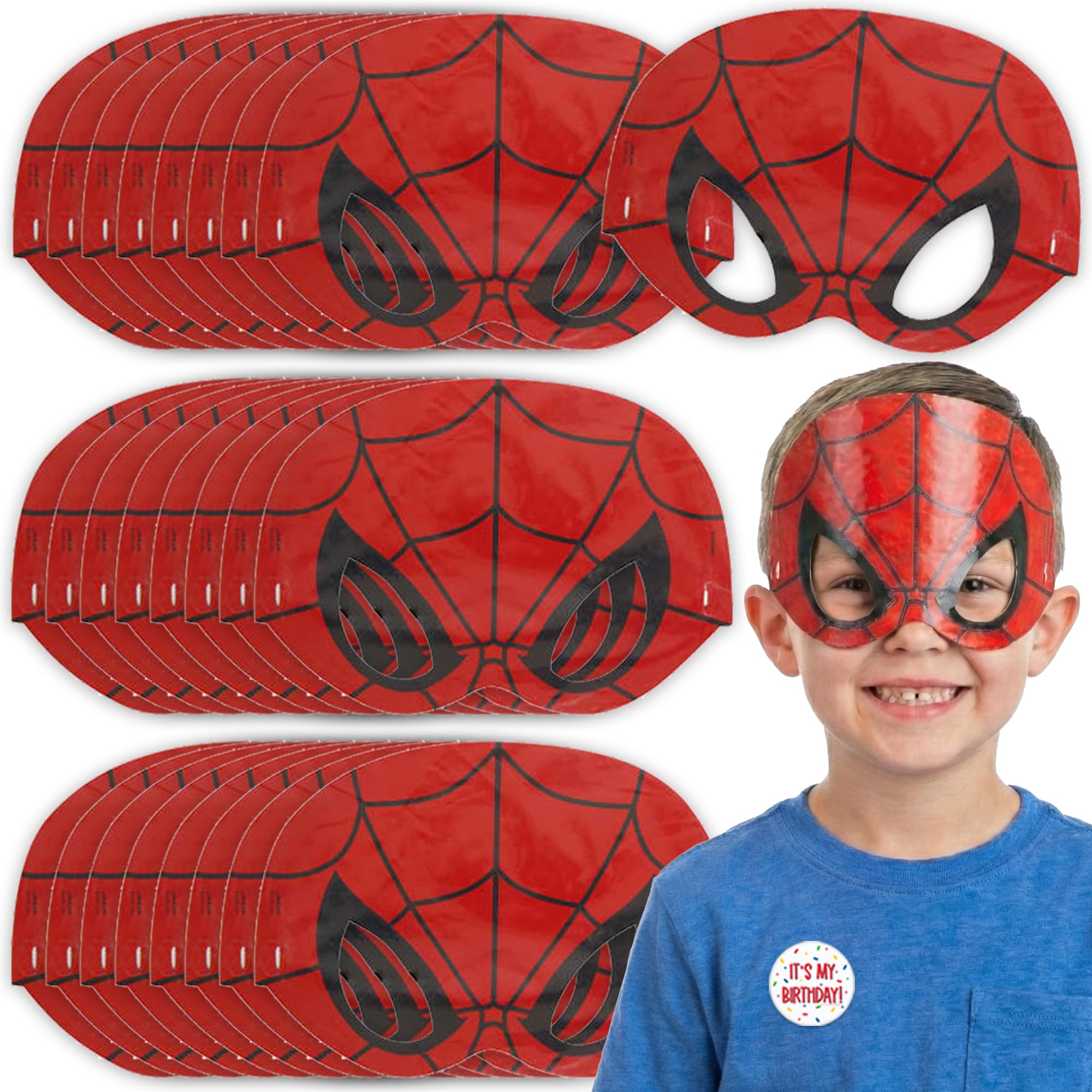Unique Spiderman Party Favors and Birthday Decorations - Spider Man Masks - Officially Licensed