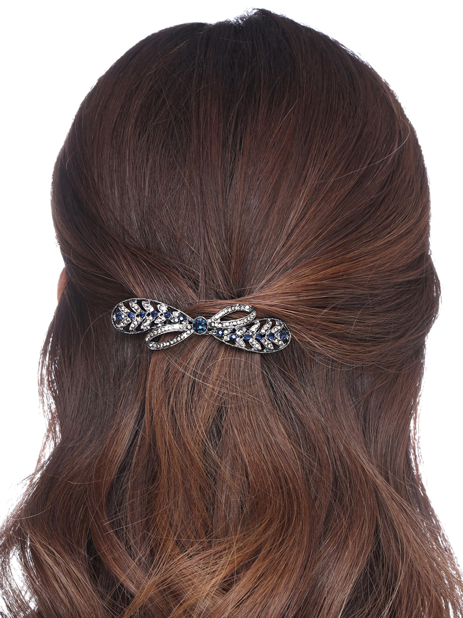 Crystal French Hair Clips, Elegant Accessories